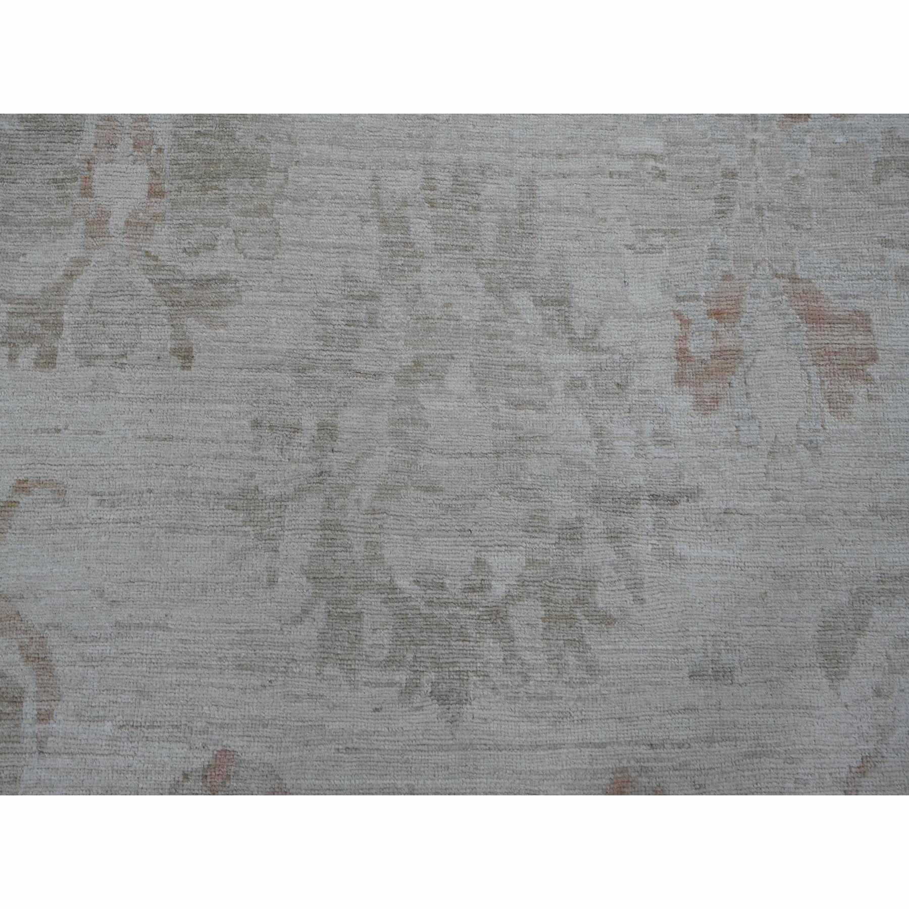 Oushak-And-Peshawar-Hand-Knotted-Rug-108045