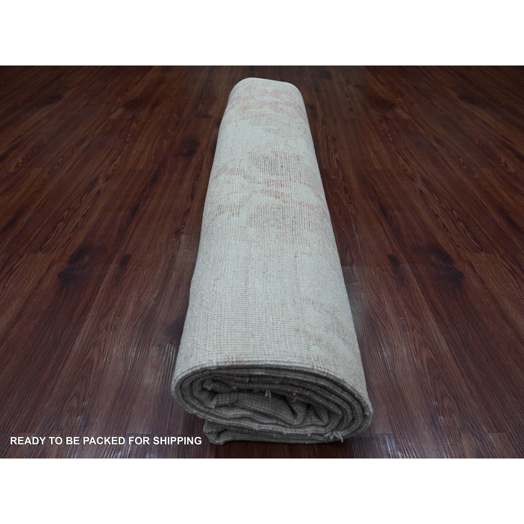 Oushak-And-Peshawar-Hand-Knotted-Rug-108045