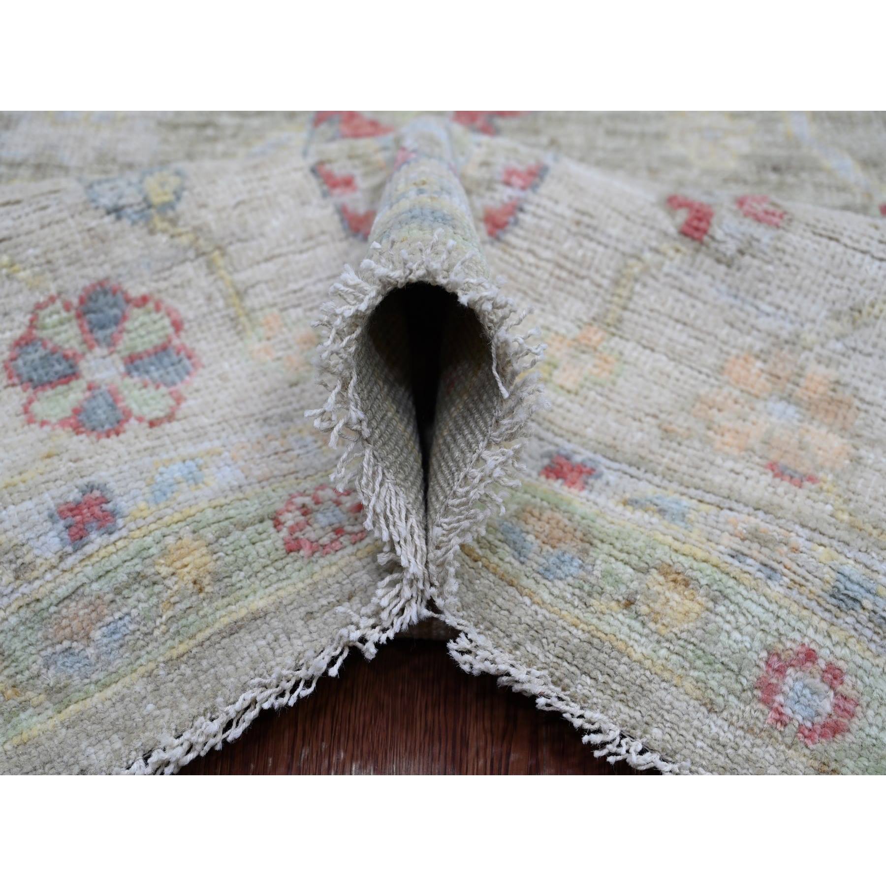 Oushak-And-Peshawar-Hand-Knotted-Rug-108050