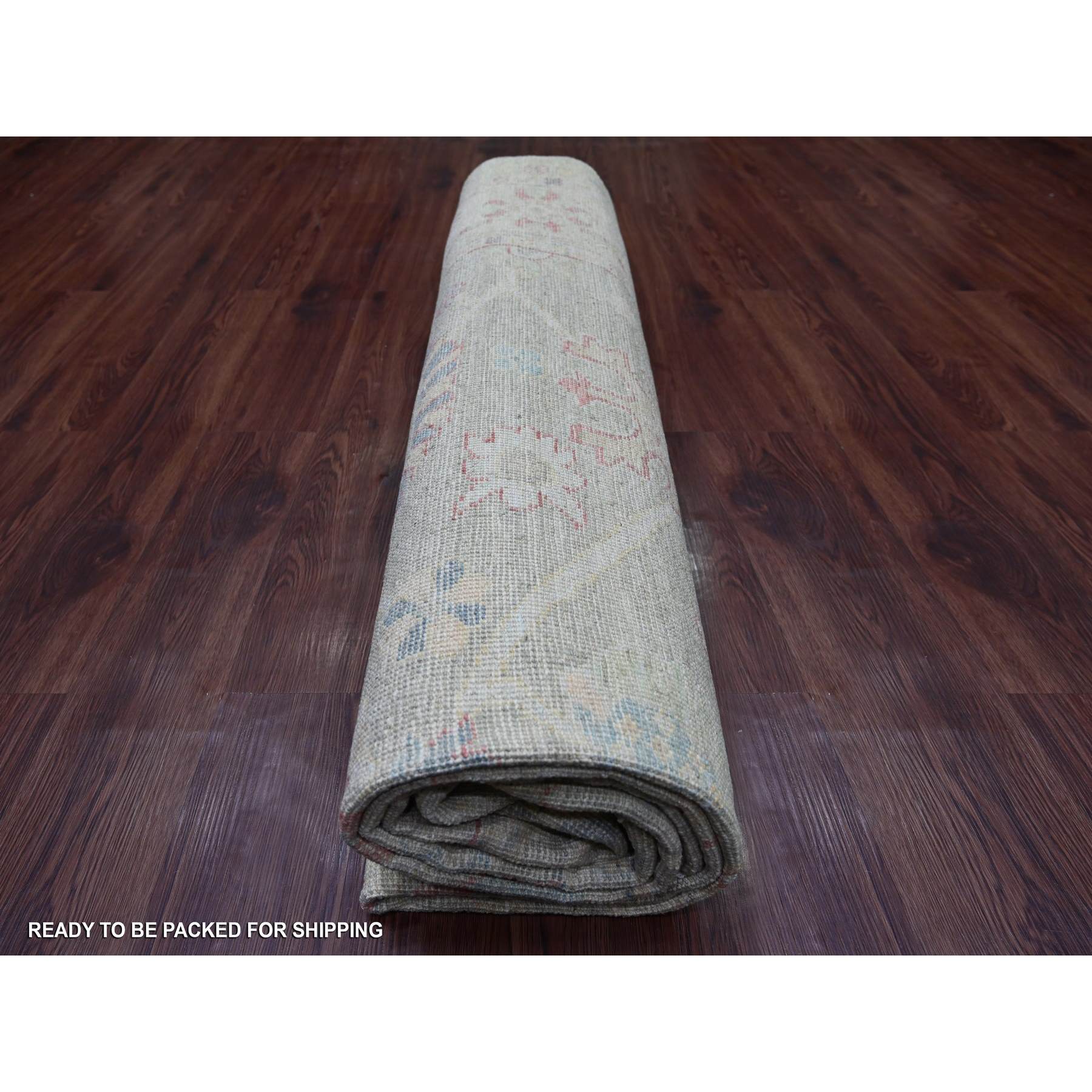 Oushak-And-Peshawar-Hand-Knotted-Rug-108050