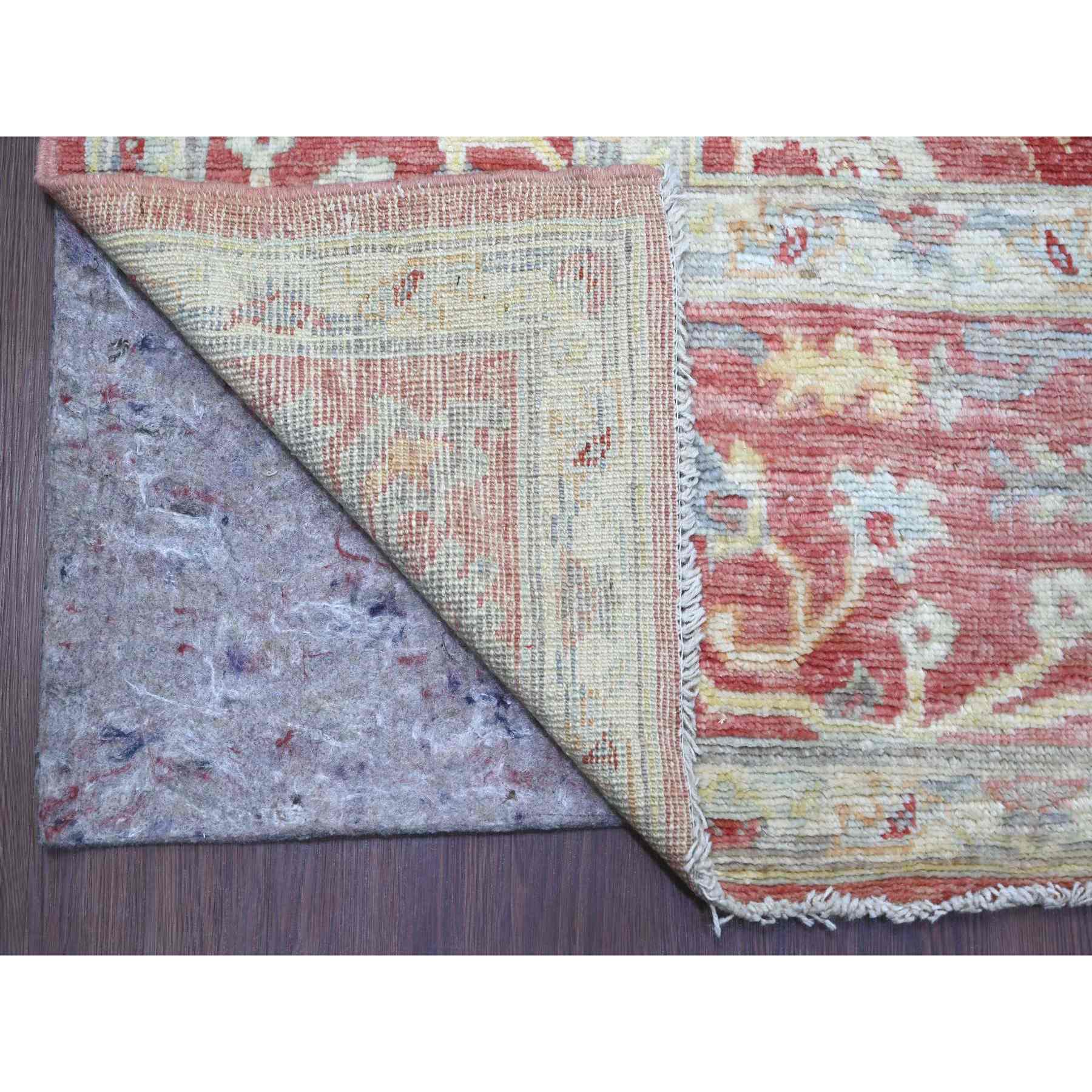 Oushak-And-Peshawar-Hand-Knotted-Rug-108055