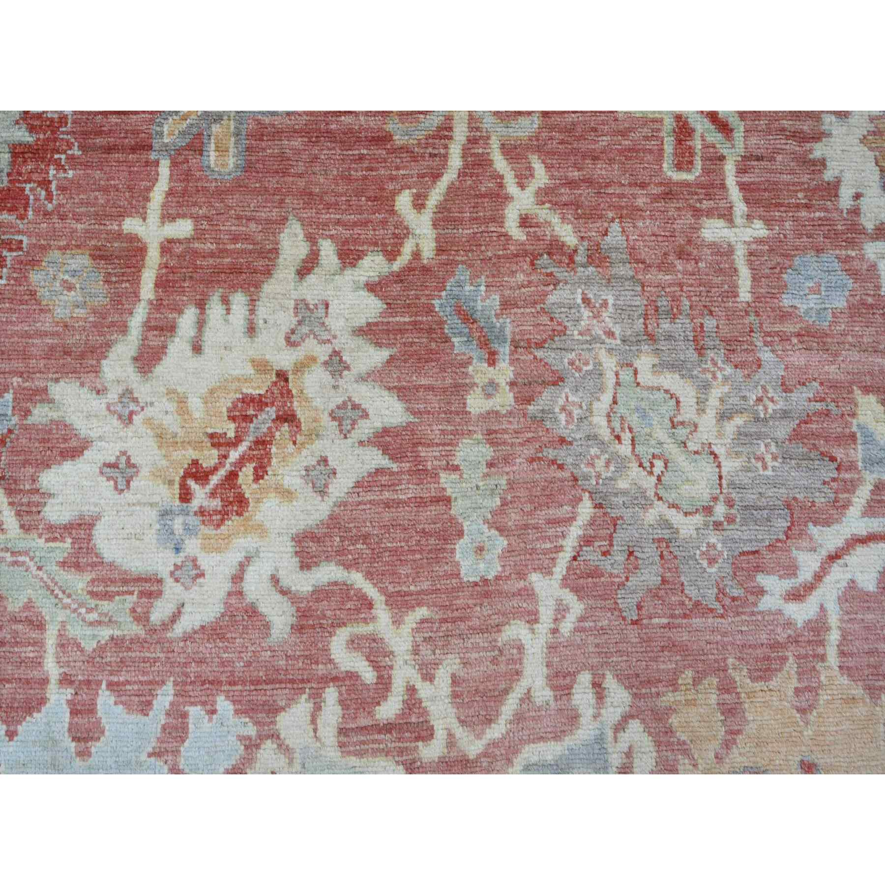 Oushak-And-Peshawar-Hand-Knotted-Rug-108055