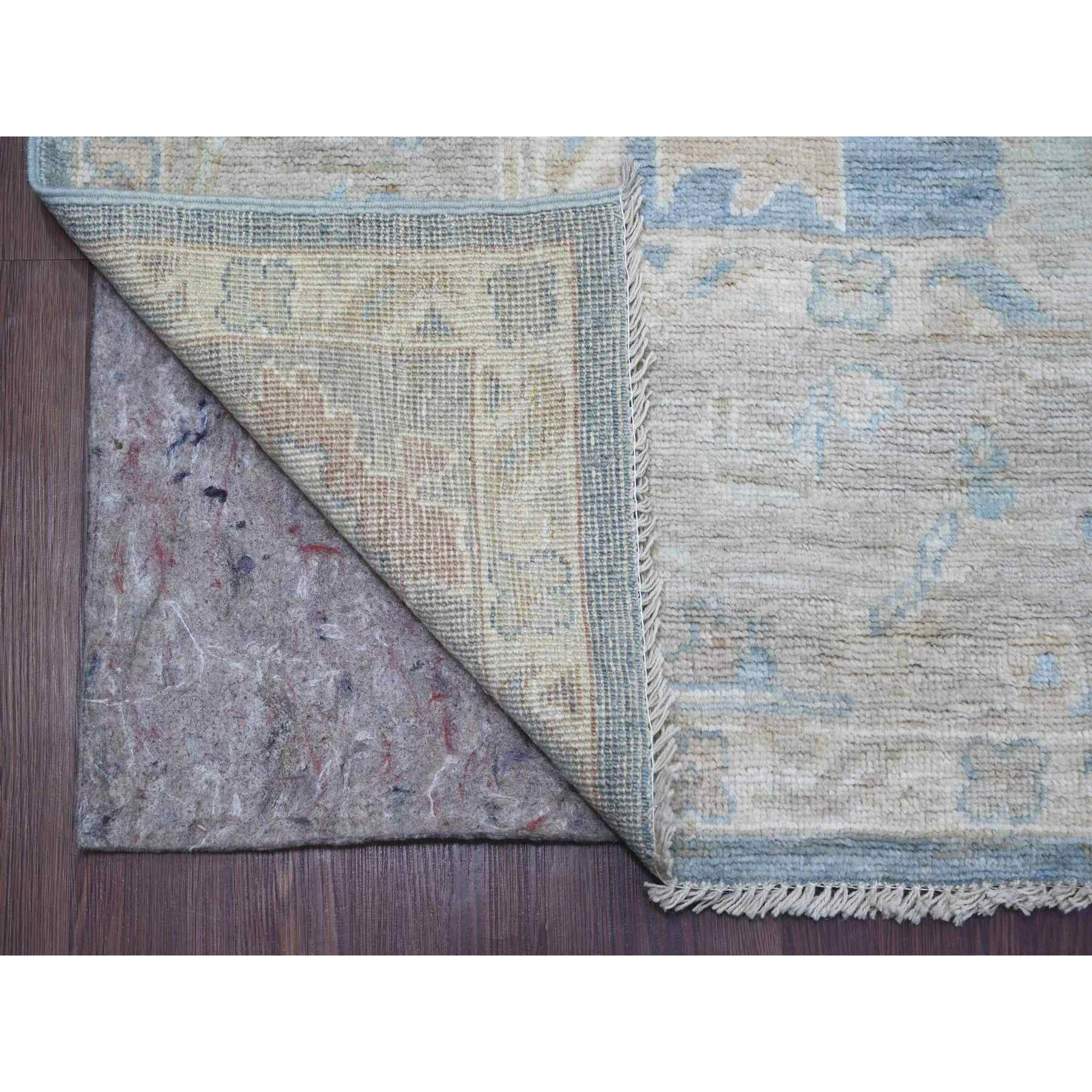 Oushak-And-Peshawar-Hand-Knotted-Rug-108065