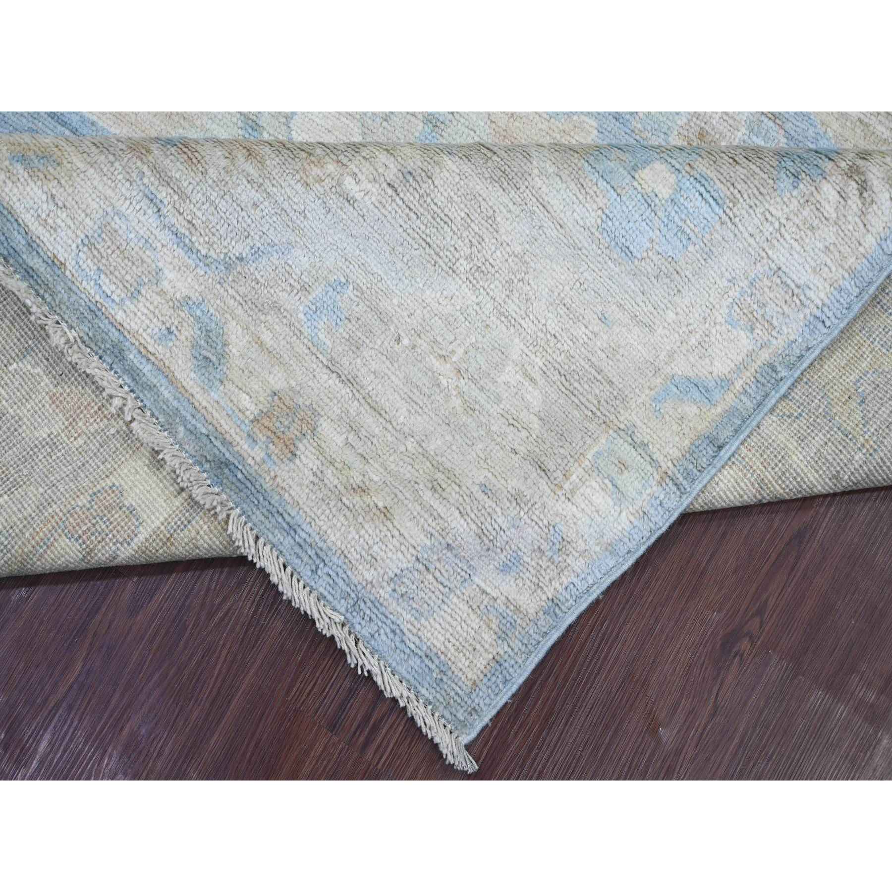 Oushak-And-Peshawar-Hand-Knotted-Rug-108065