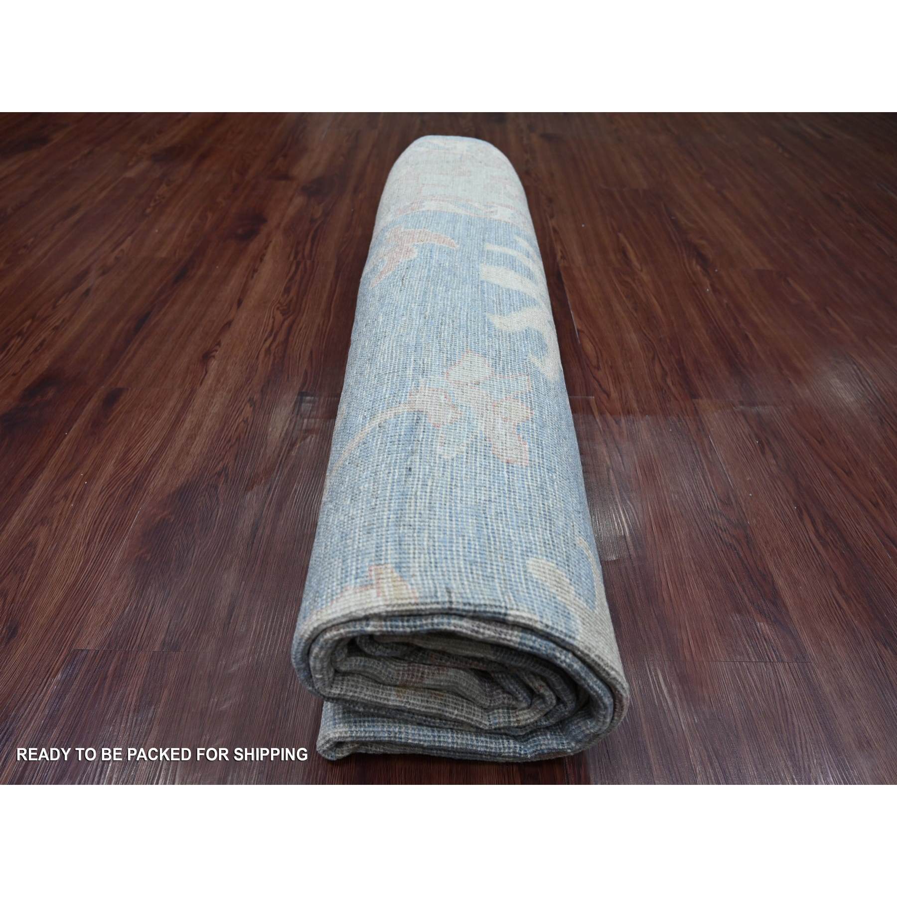 Oushak-And-Peshawar-Hand-Knotted-Rug-108065