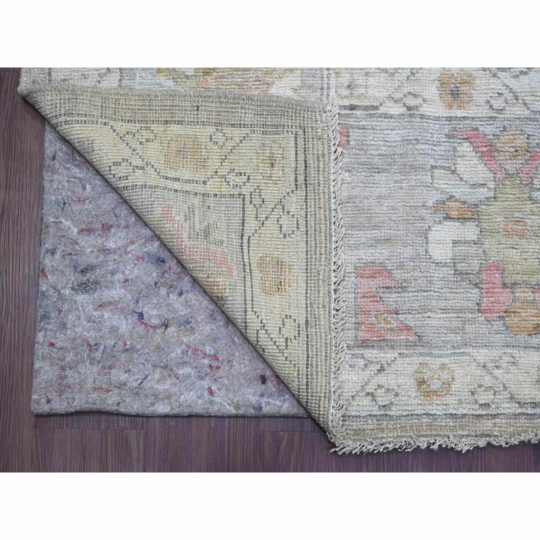 Oushak-And-Peshawar-Hand-Knotted-Rug-108070