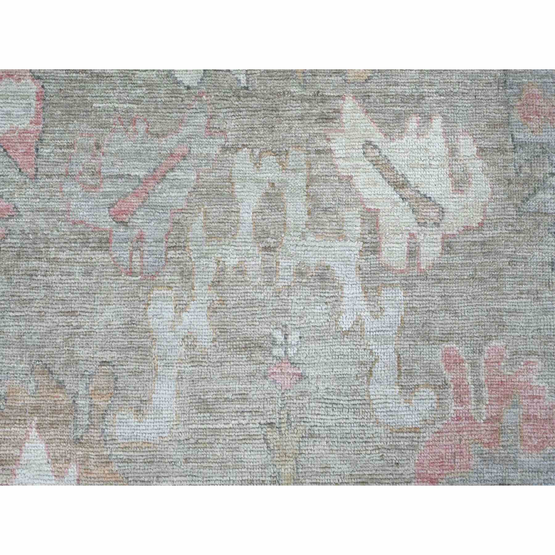 Oushak-And-Peshawar-Hand-Knotted-Rug-108070