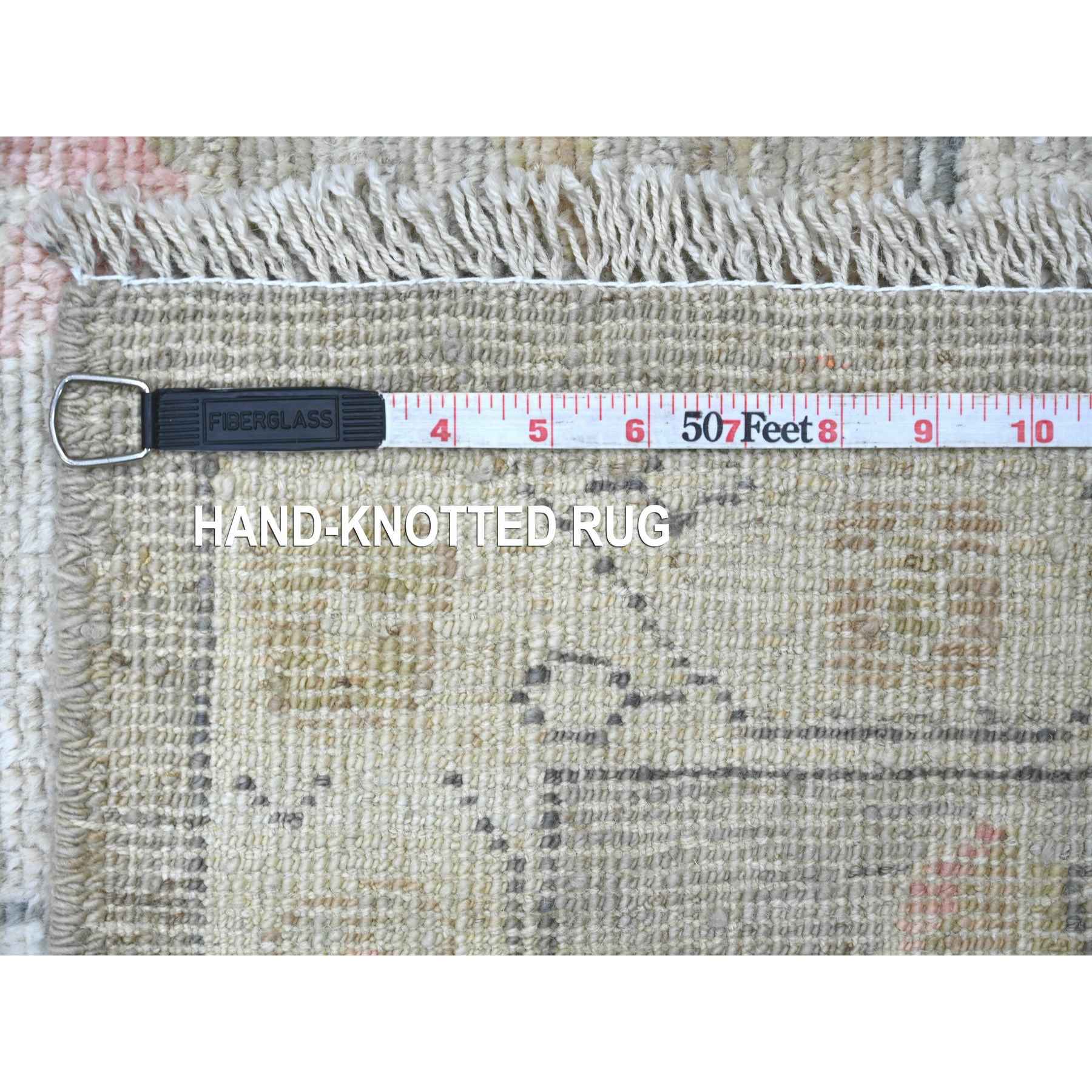 Oushak-And-Peshawar-Hand-Knotted-Rug-108070