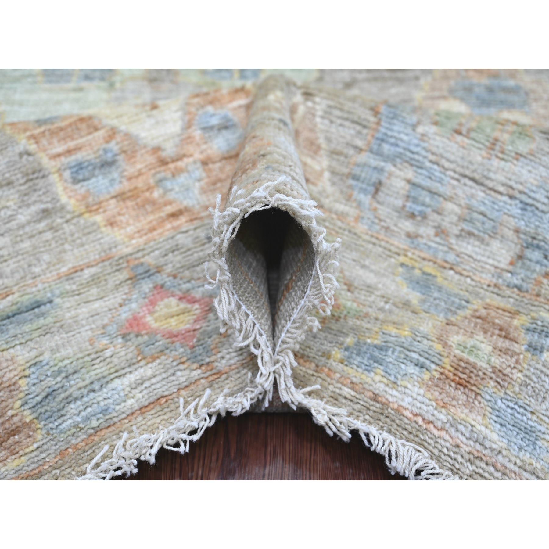 Oushak-And-Peshawar-Hand-Knotted-Rug-108075
