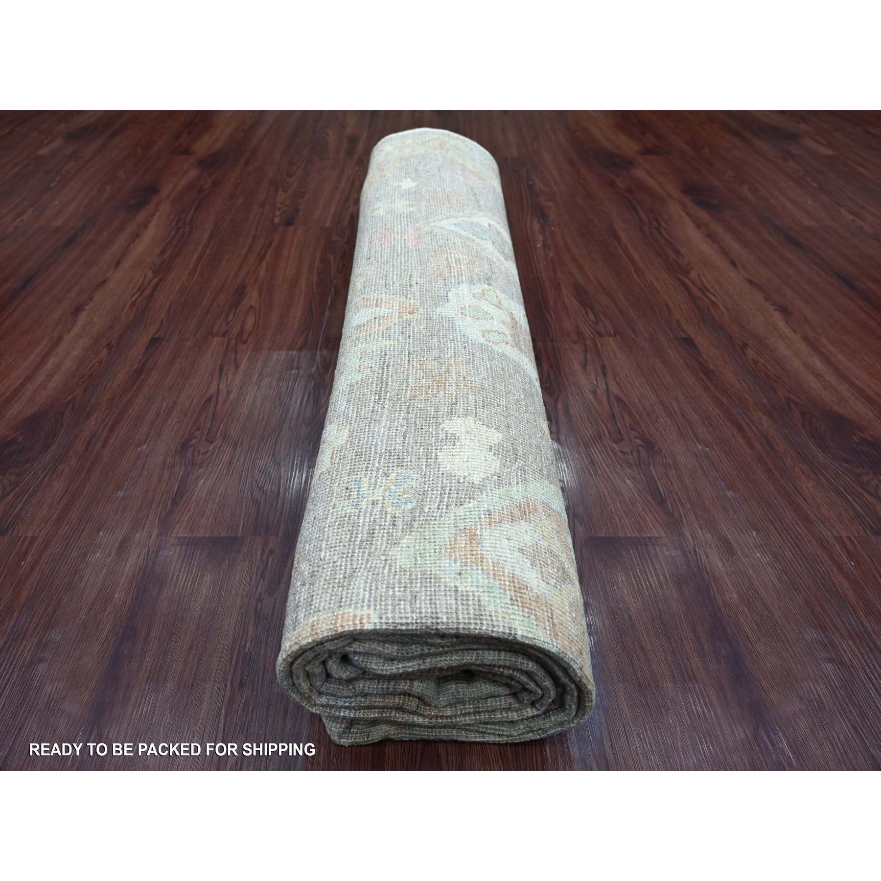 Oushak-And-Peshawar-Hand-Knotted-Rug-108075