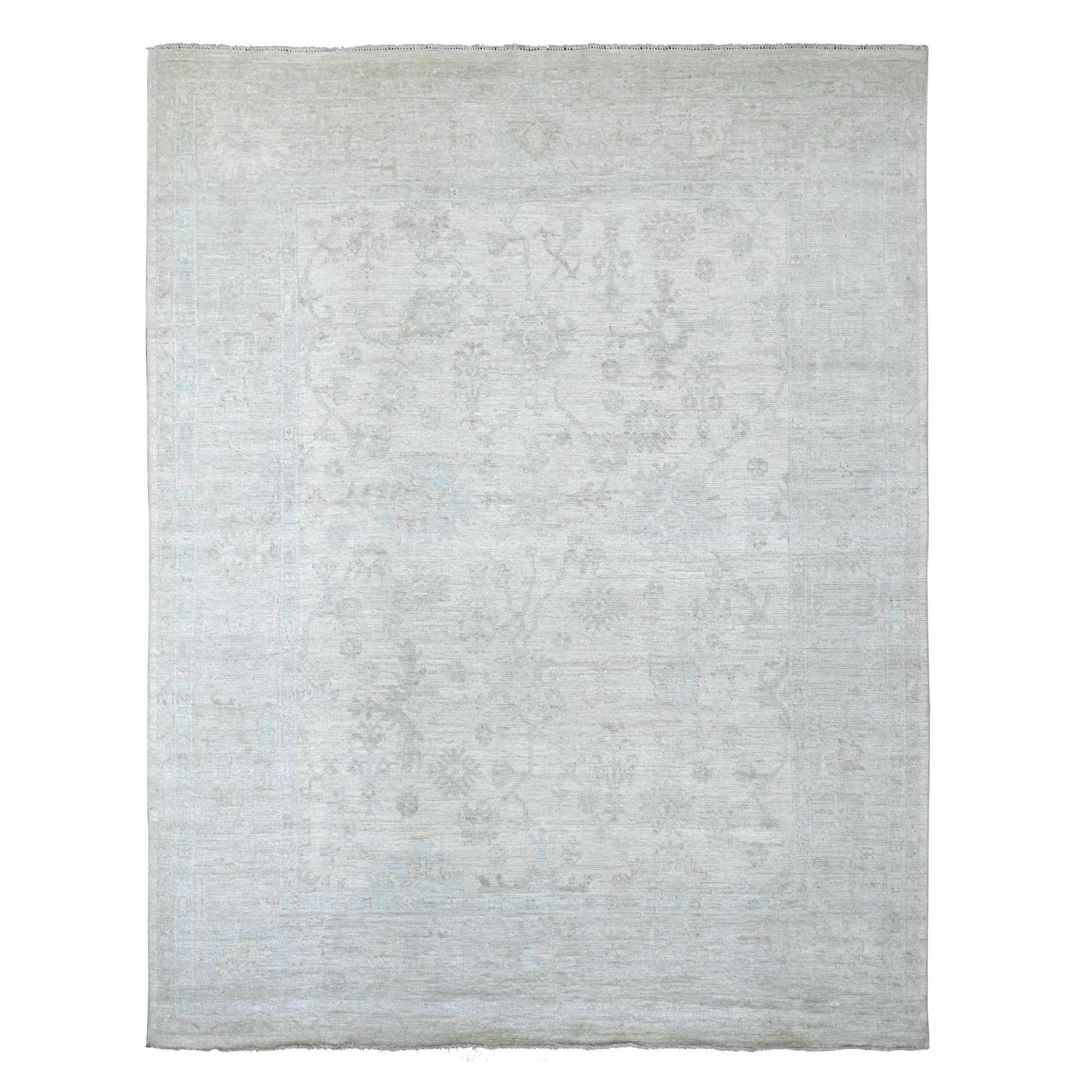 Oushak-And-Peshawar-Hand-Knotted-Rug-108080