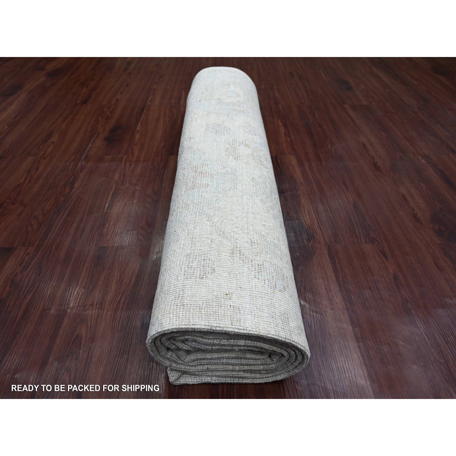 Oushak-And-Peshawar-Hand-Knotted-Rug-108080