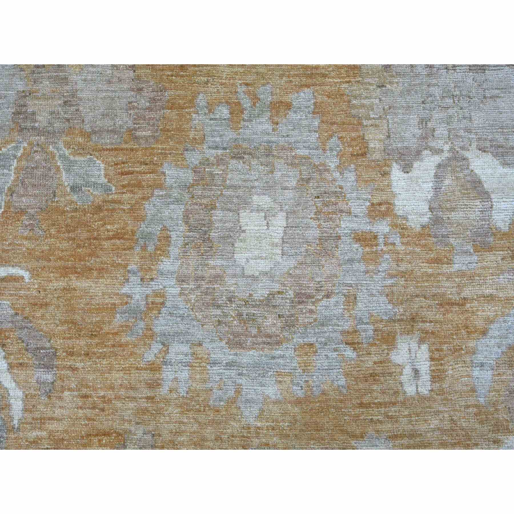 Oushak-And-Peshawar-Hand-Knotted-Rug-108085