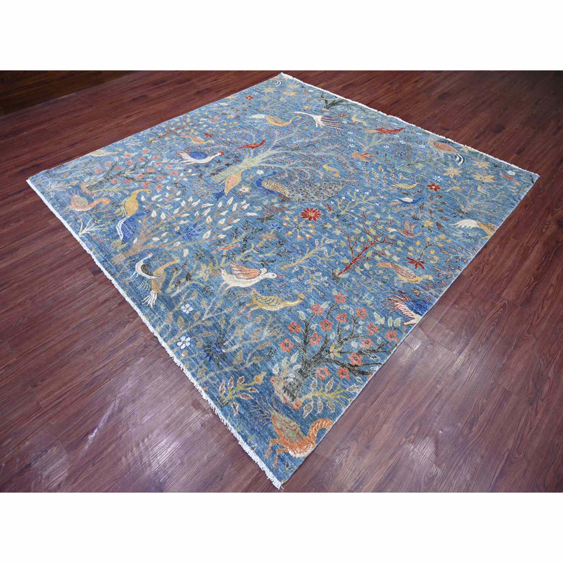 Oushak-And-Peshawar-Hand-Knotted-Rug-108095