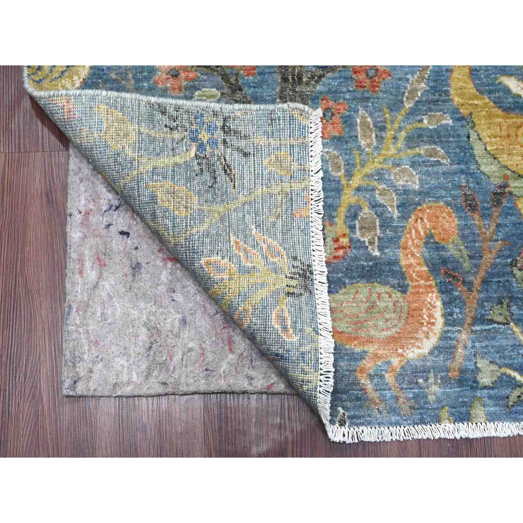 Oushak-And-Peshawar-Hand-Knotted-Rug-108095