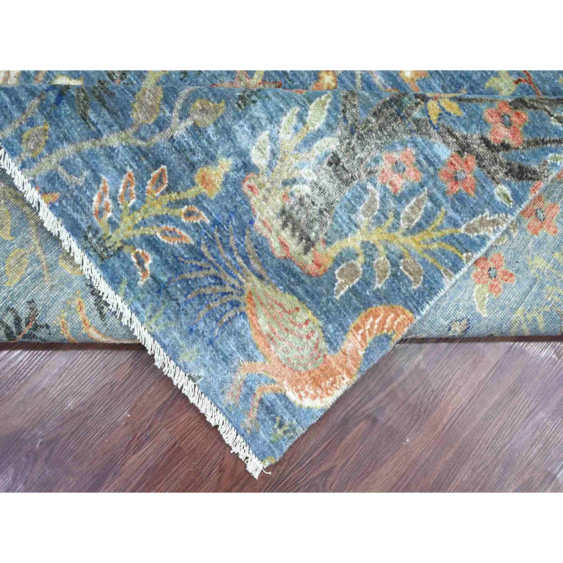 Oushak-And-Peshawar-Hand-Knotted-Rug-108095