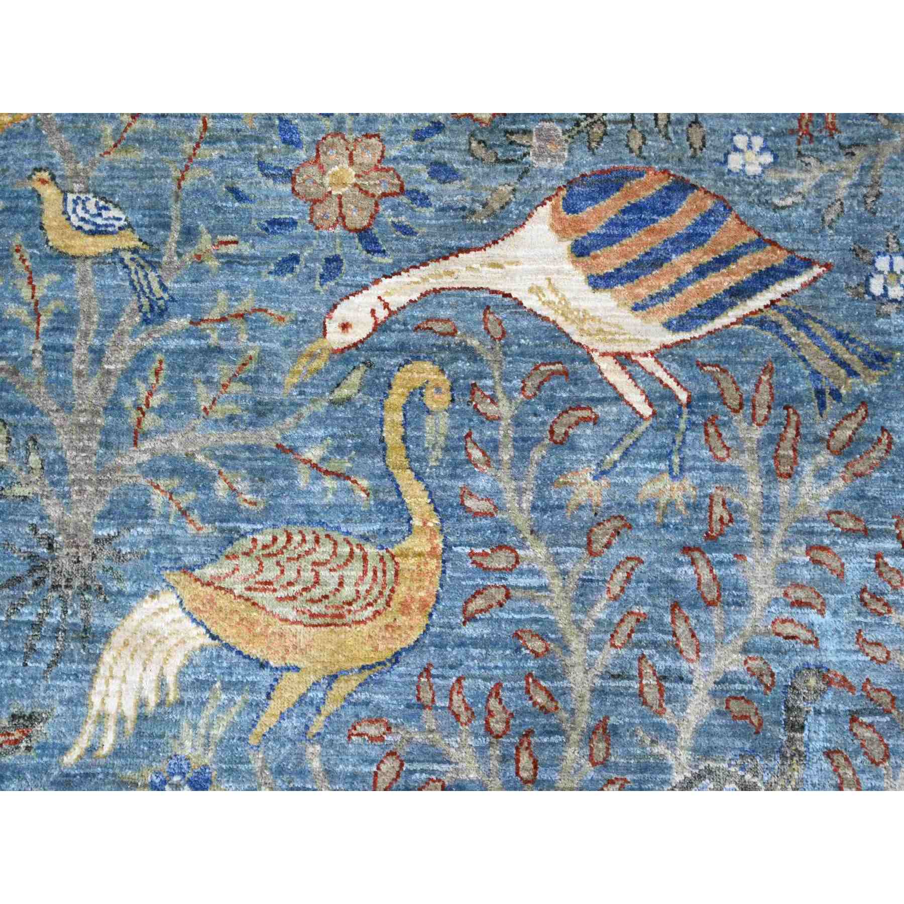 Oushak-And-Peshawar-Hand-Knotted-Rug-108095