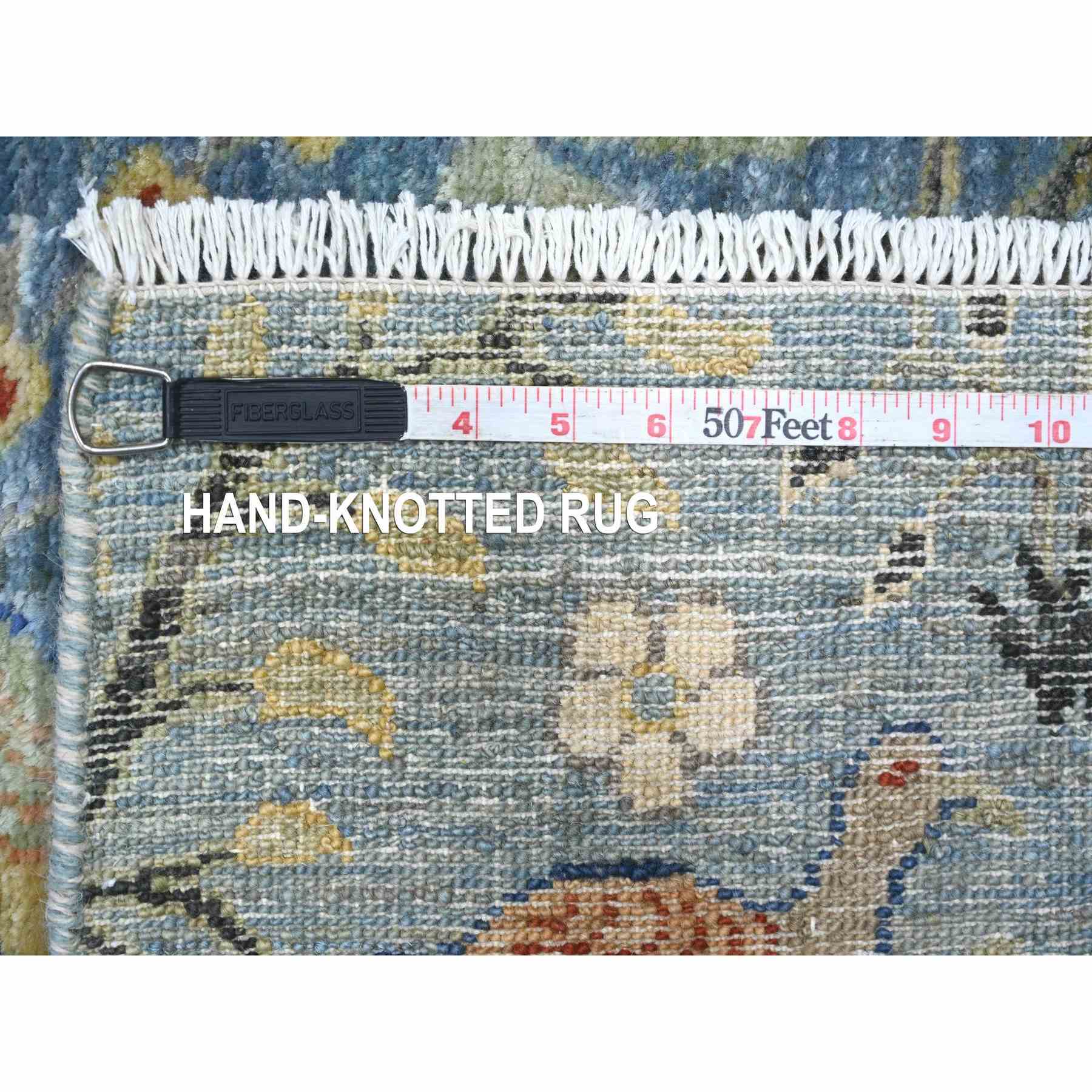 Oushak-And-Peshawar-Hand-Knotted-Rug-108095