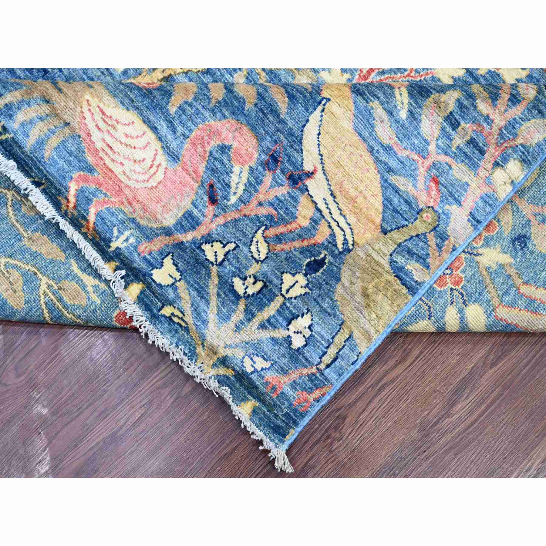 Oushak-And-Peshawar-Hand-Knotted-Rug-108140