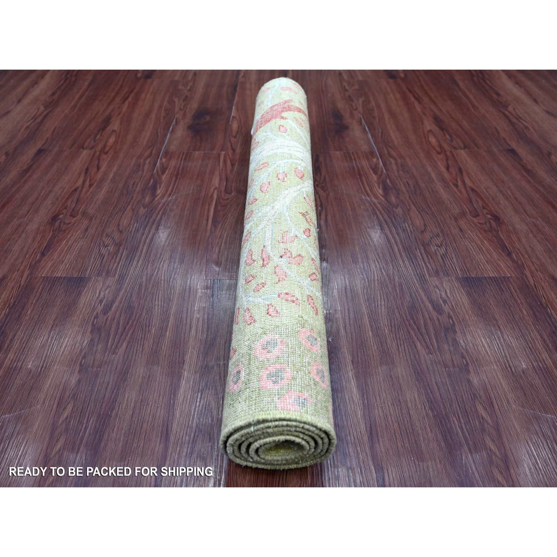 Oushak-And-Peshawar-Hand-Knotted-Rug-108145