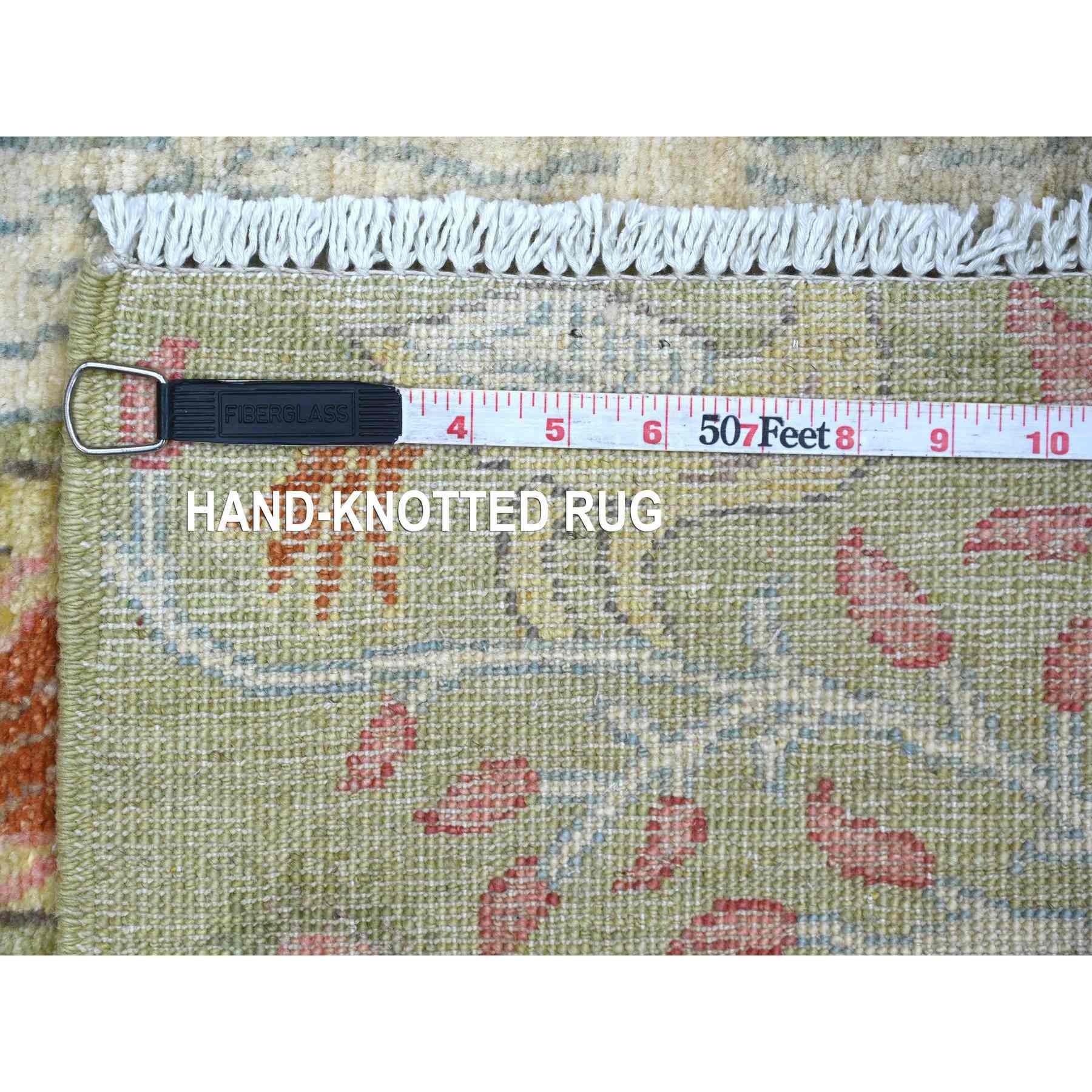 Oushak-And-Peshawar-Hand-Knotted-Rug-108145