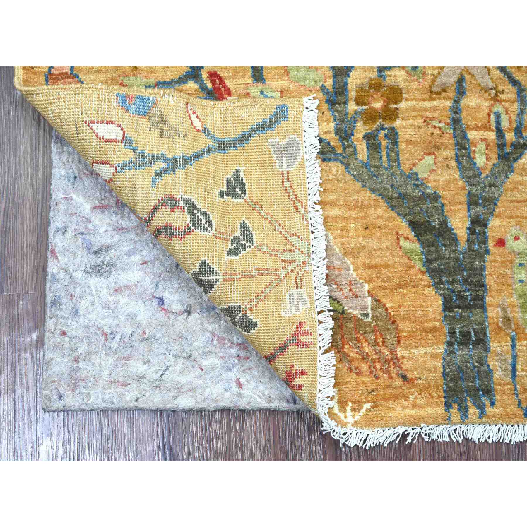 Oushak-And-Peshawar-Hand-Knotted-Rug-108150