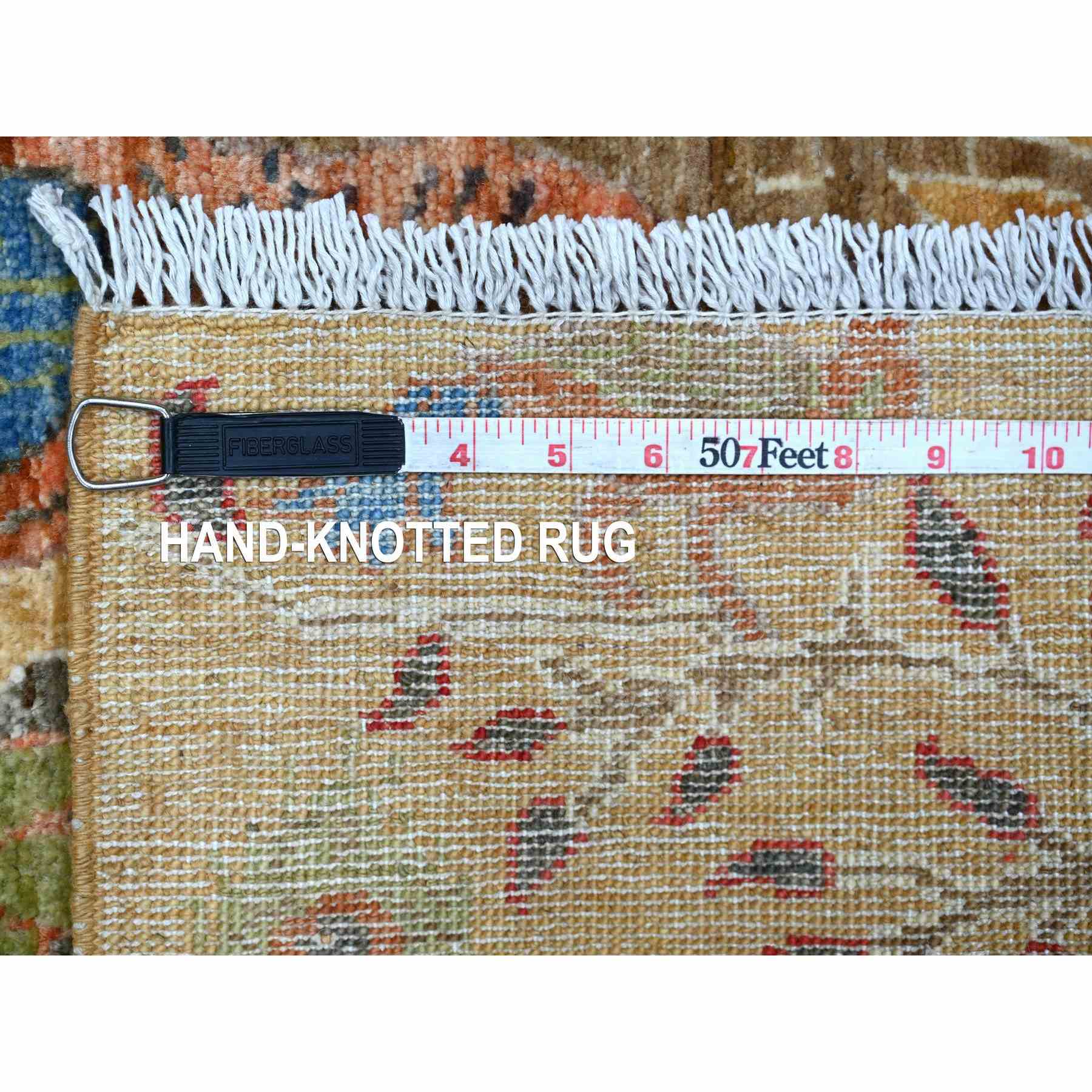Oushak-And-Peshawar-Hand-Knotted-Rug-108150