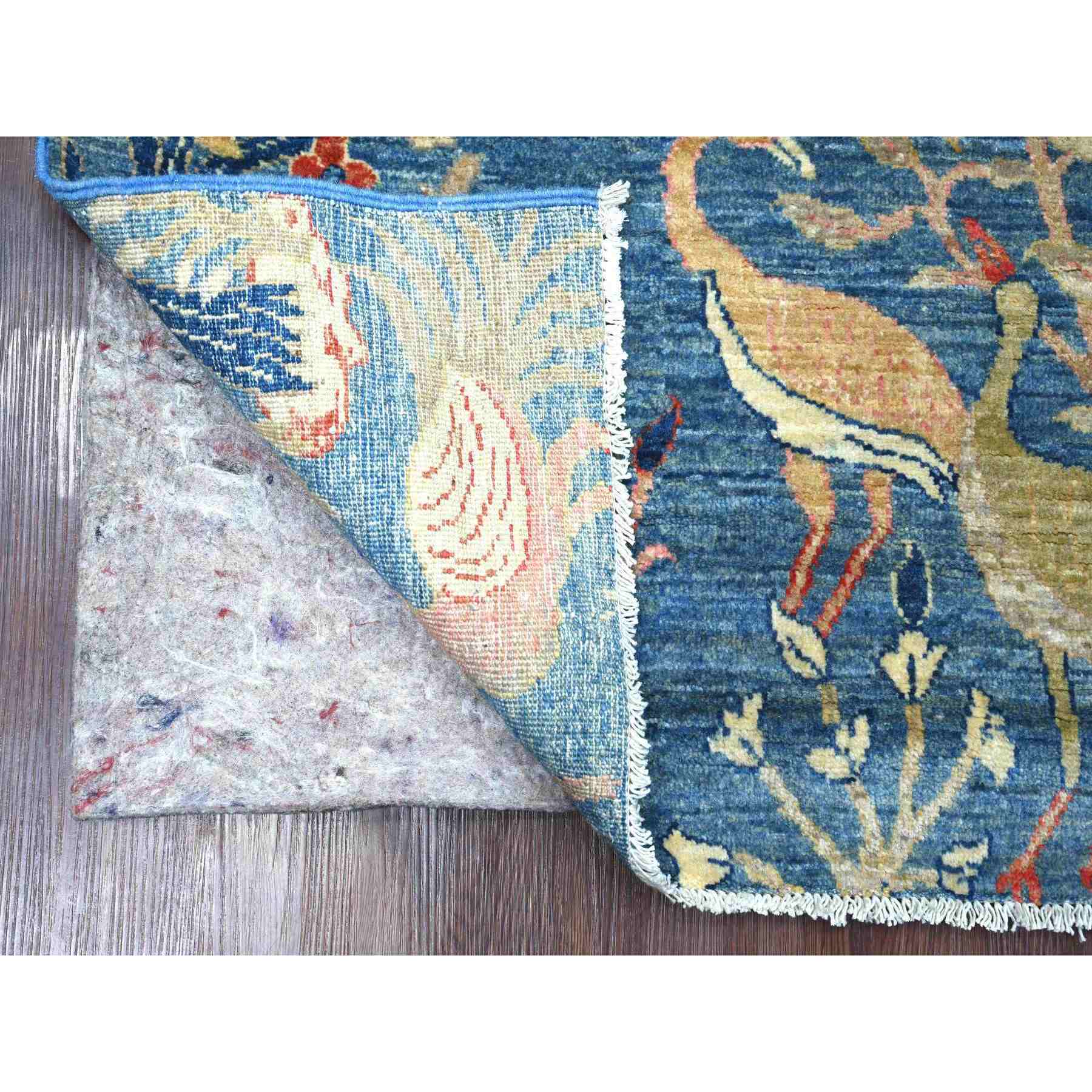 Oushak-And-Peshawar-Hand-Knotted-Rug-108155