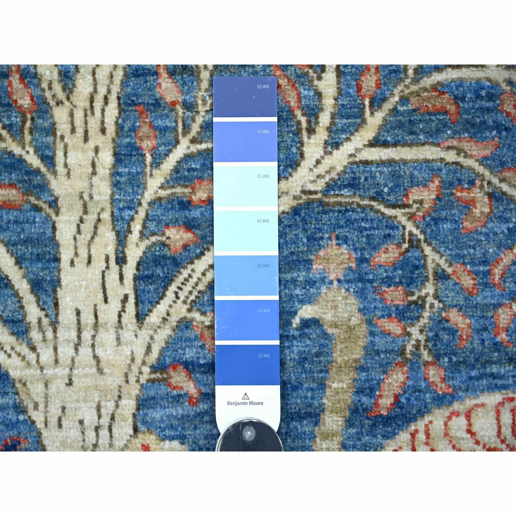Oushak-And-Peshawar-Hand-Knotted-Rug-108155