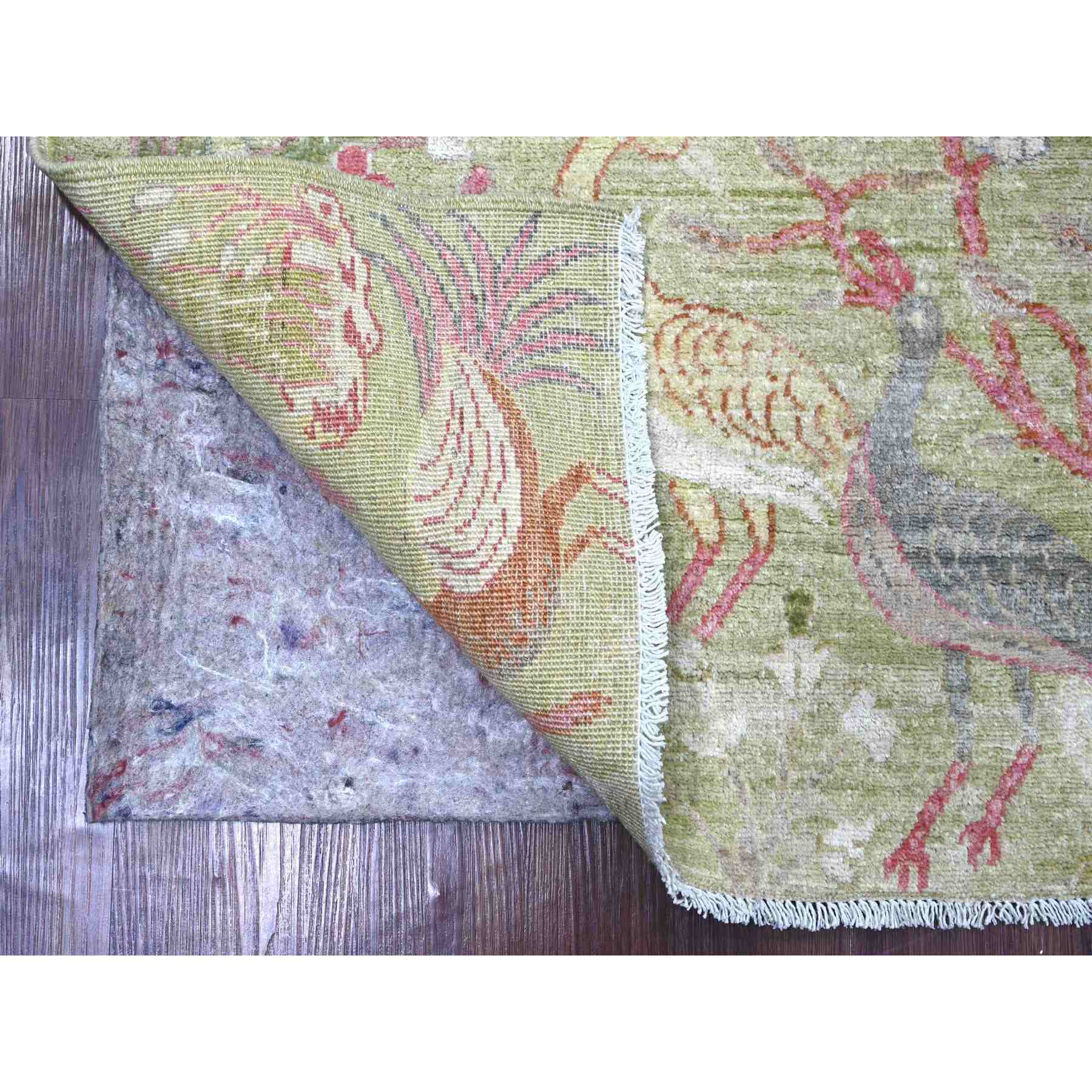Oushak-And-Peshawar-Hand-Knotted-Rug-108160