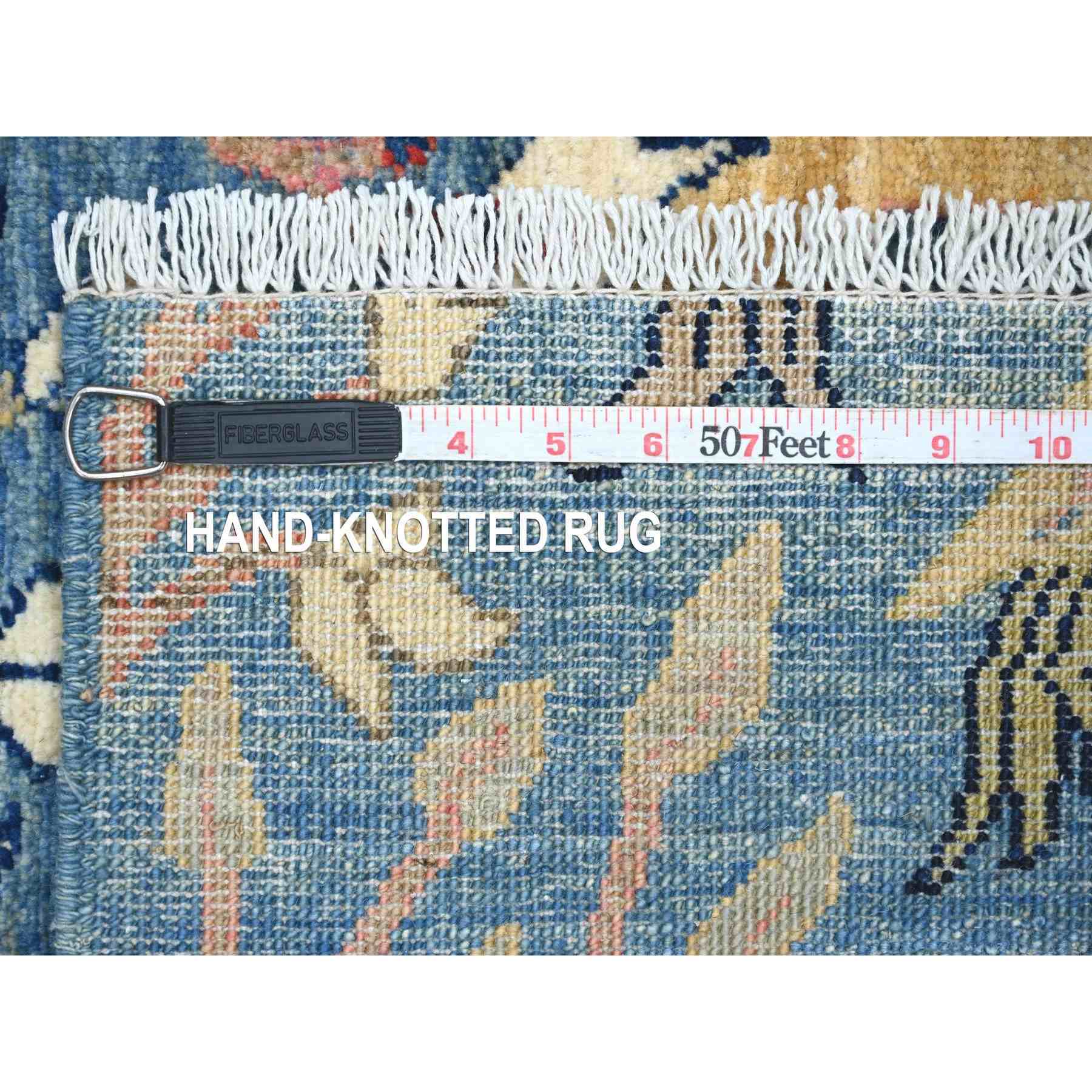 Oushak-And-Peshawar-Hand-Knotted-Rug-108170