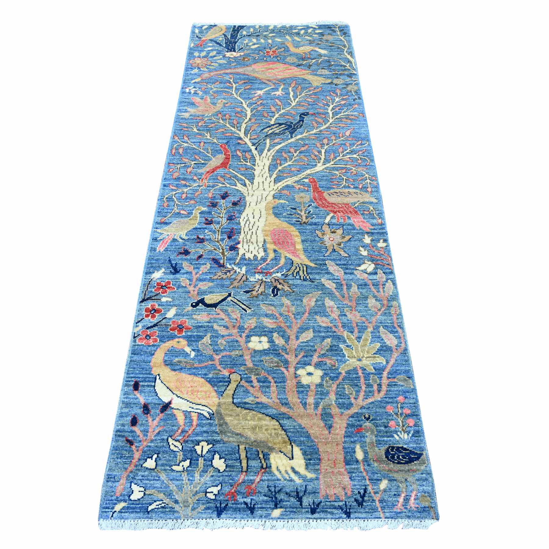Oushak-And-Peshawar-Hand-Knotted-Rug-108185