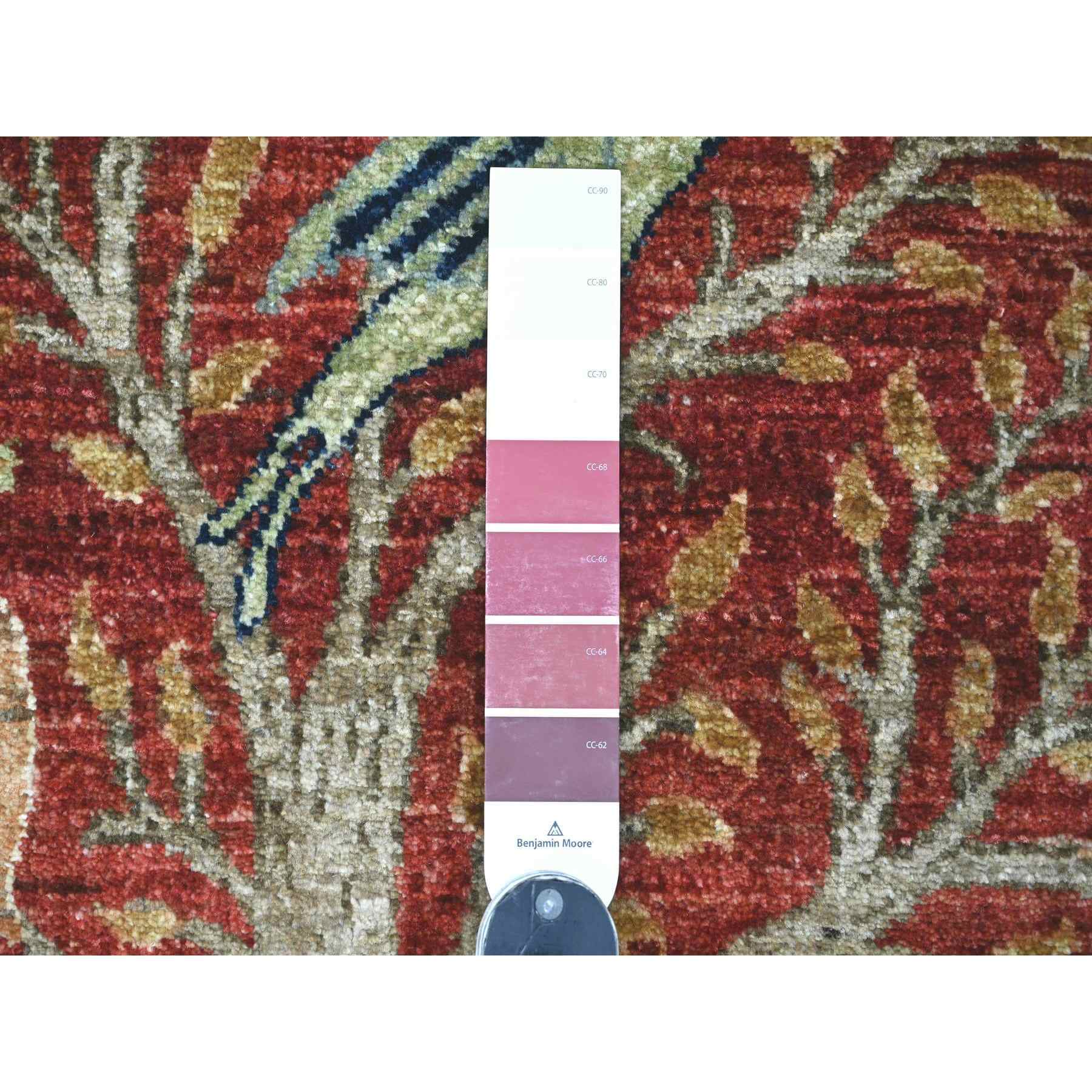 Oushak-And-Peshawar-Hand-Knotted-Rug-108235