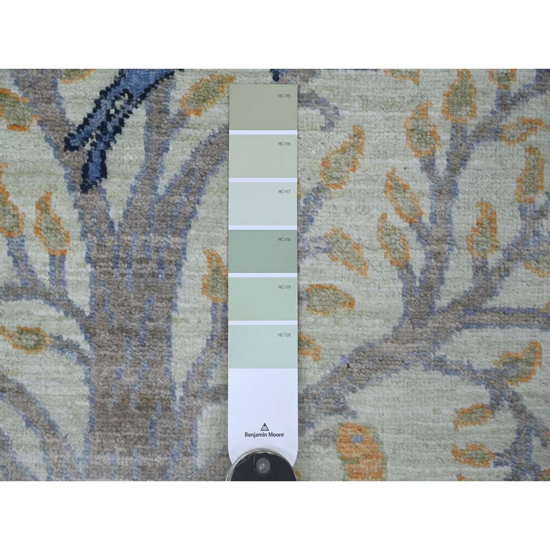 Oushak-And-Peshawar-Hand-Knotted-Rug-108240