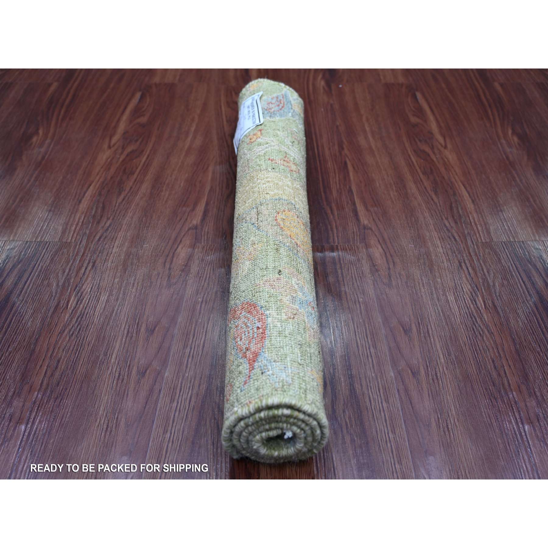 Oushak-And-Peshawar-Hand-Knotted-Rug-108245
