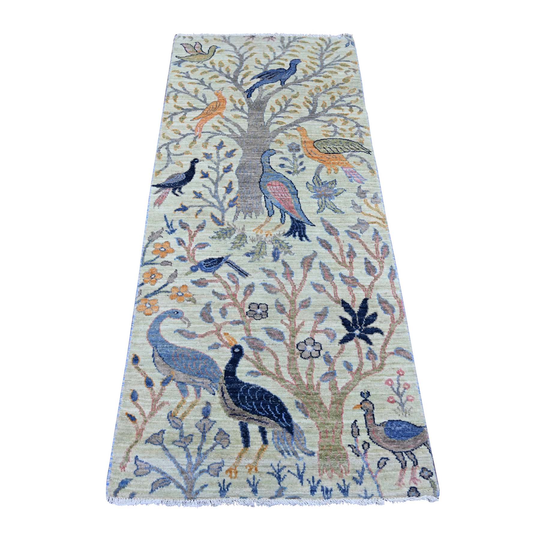 Oushak-And-Peshawar-Hand-Knotted-Rug-108250