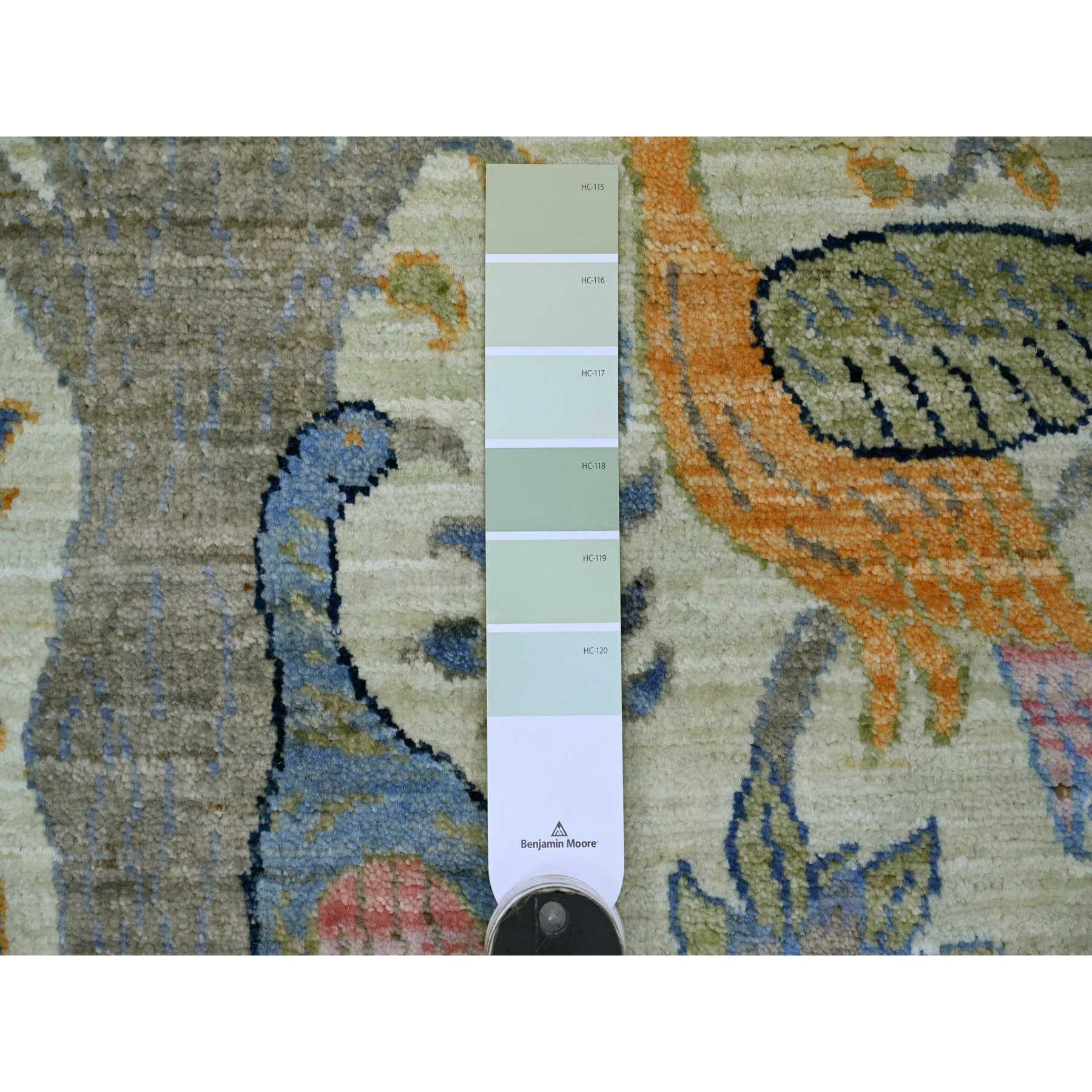 Oushak-And-Peshawar-Hand-Knotted-Rug-108250