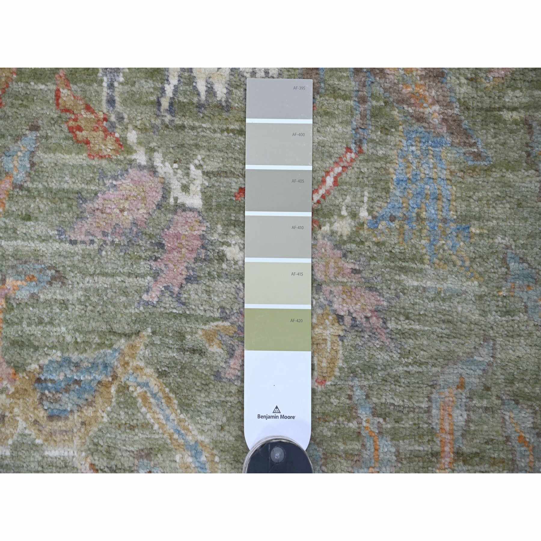 Oushak-And-Peshawar-Hand-Knotted-Rug-108255