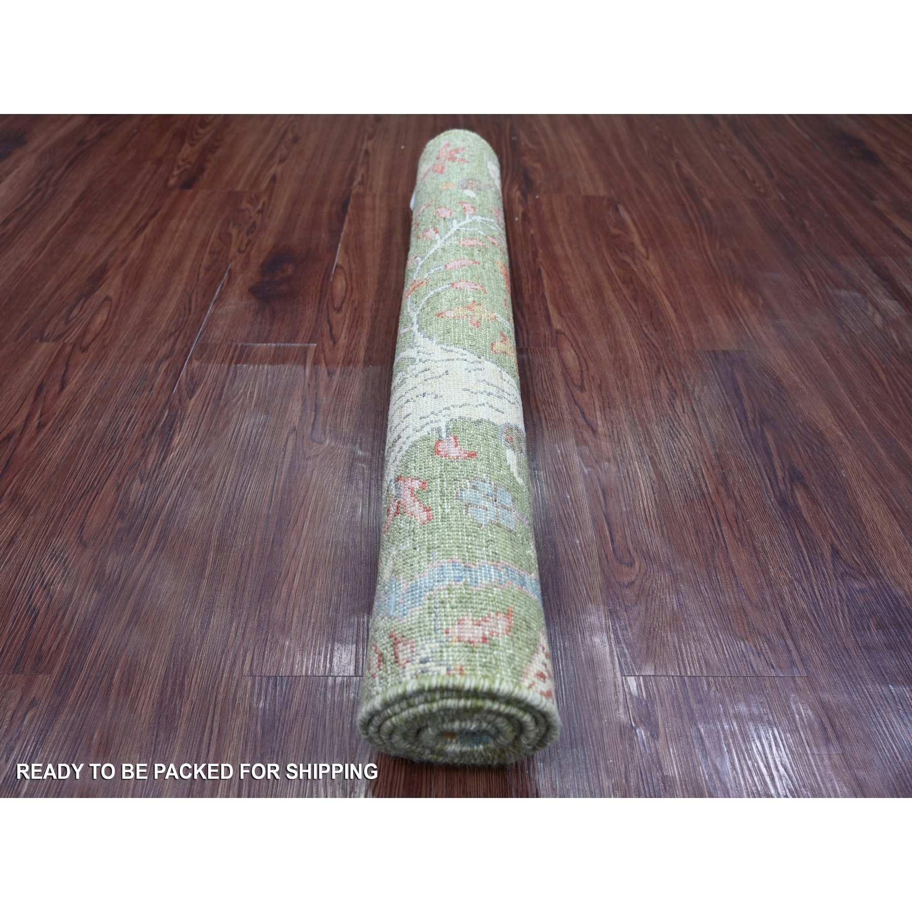 Oushak-And-Peshawar-Hand-Knotted-Rug-108255