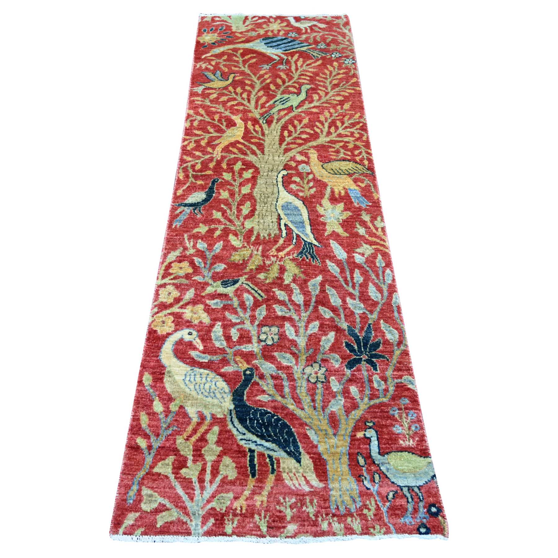 Oushak-And-Peshawar-Hand-Knotted-Rug-108260
