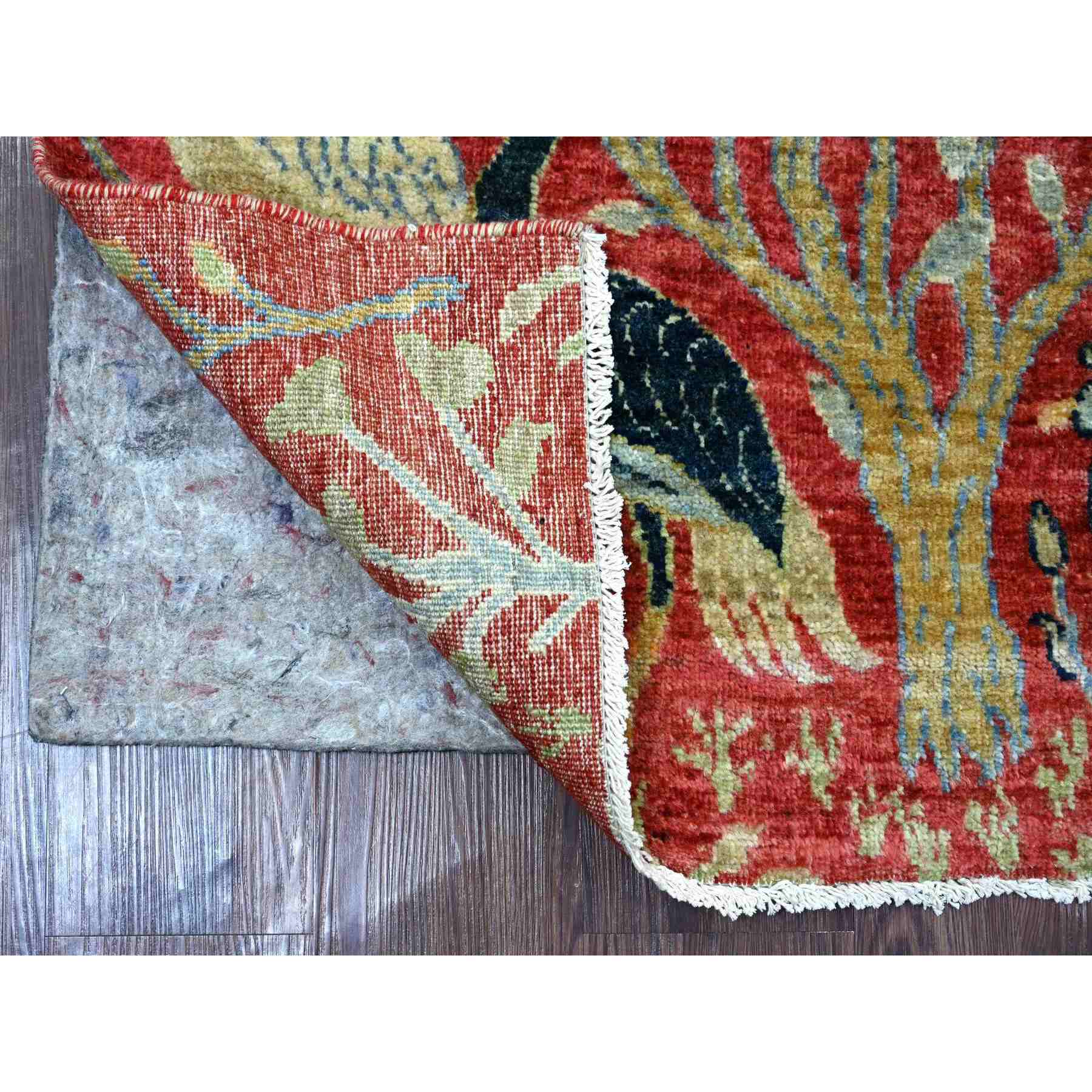 Oushak-And-Peshawar-Hand-Knotted-Rug-108260