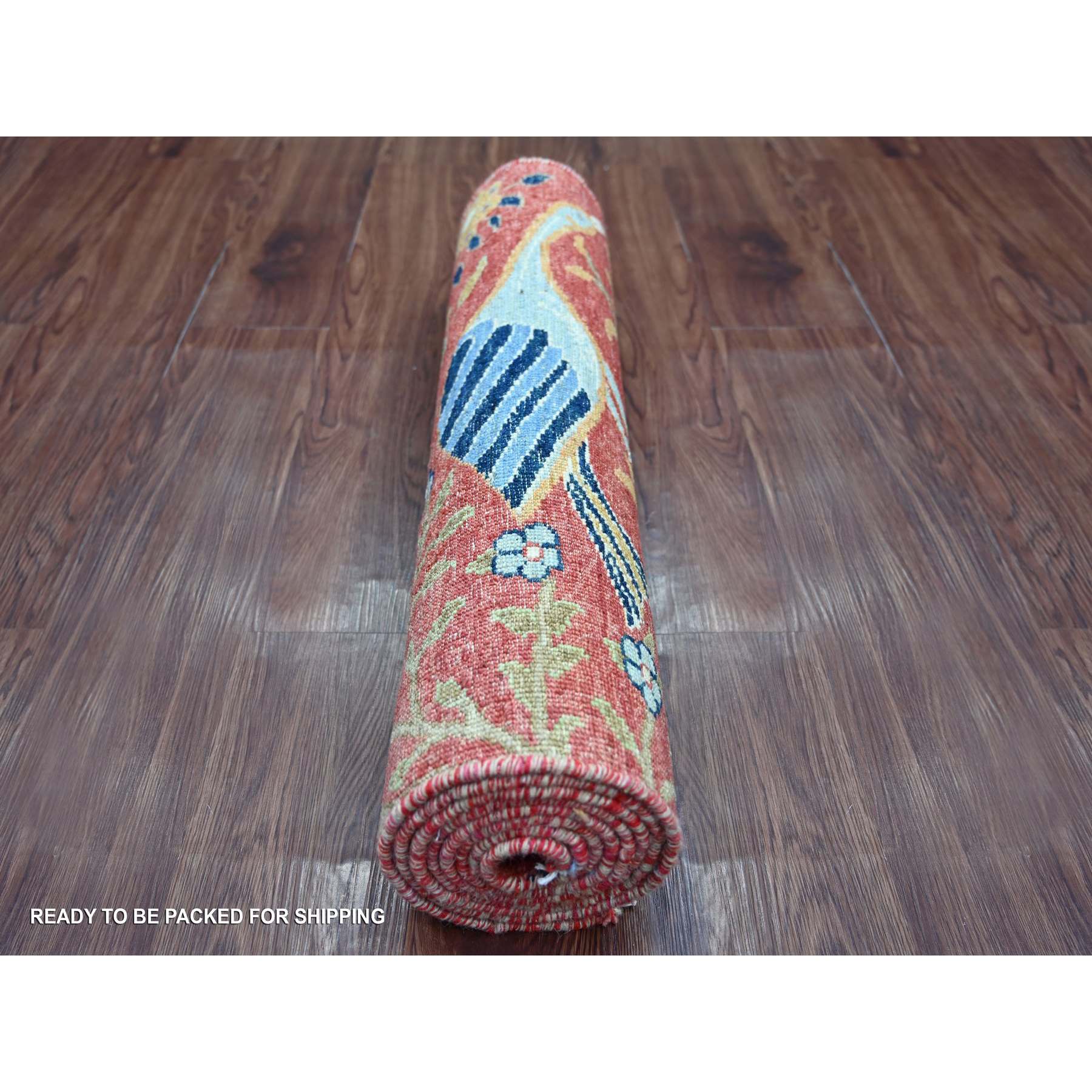 Oushak-And-Peshawar-Hand-Knotted-Rug-108260