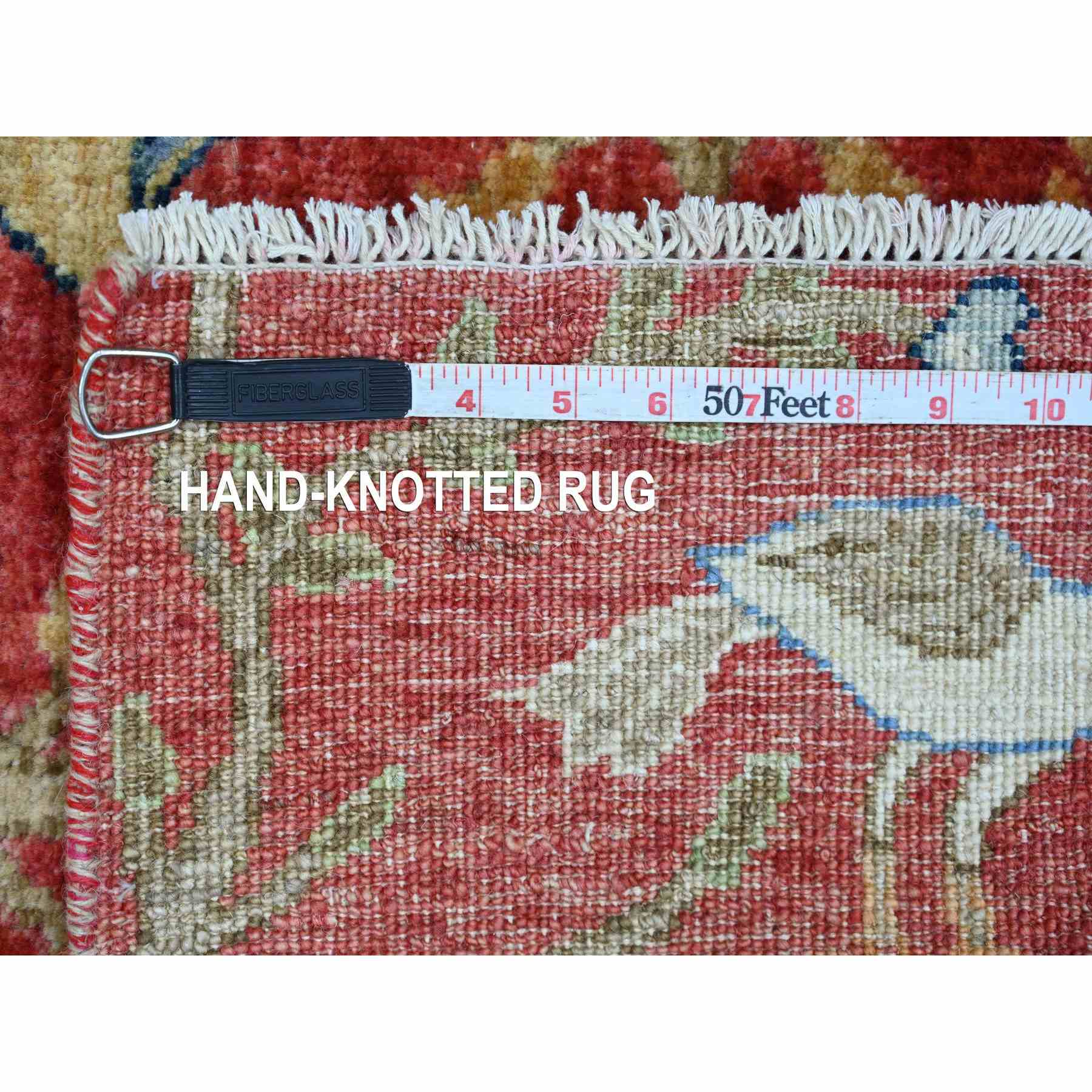 Oushak-And-Peshawar-Hand-Knotted-Rug-108260