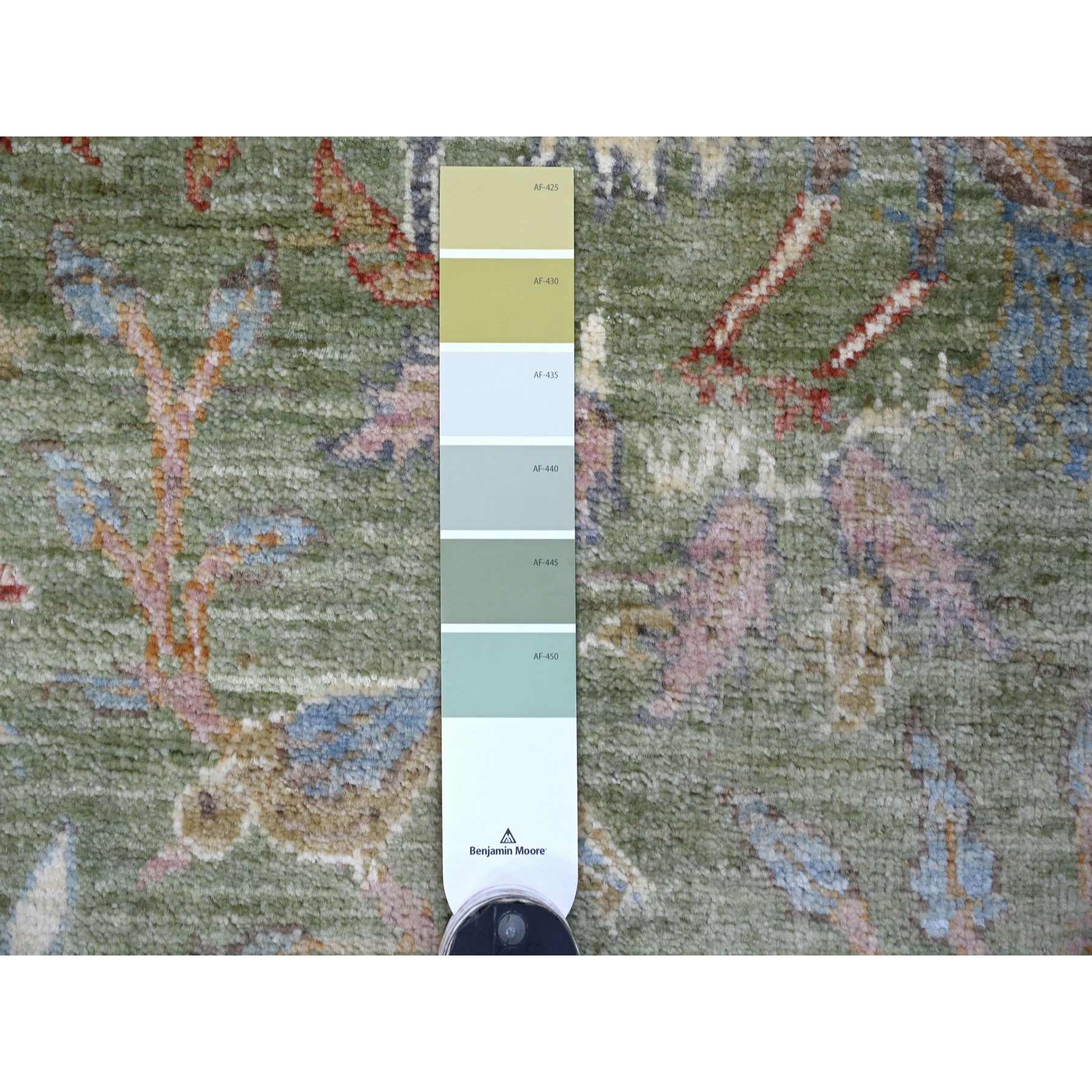Oushak-And-Peshawar-Hand-Knotted-Rug-108265