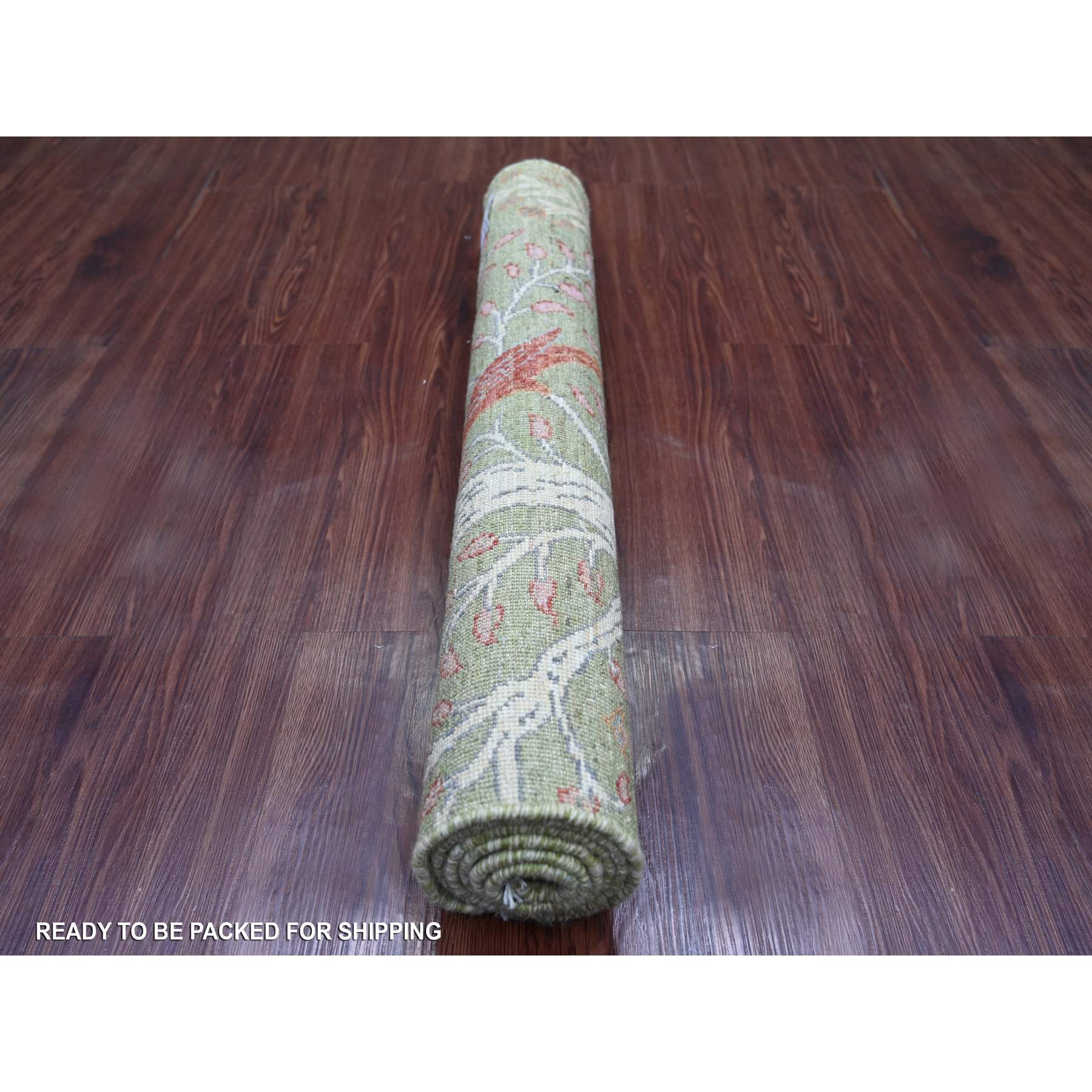 Oushak-And-Peshawar-Hand-Knotted-Rug-108265
