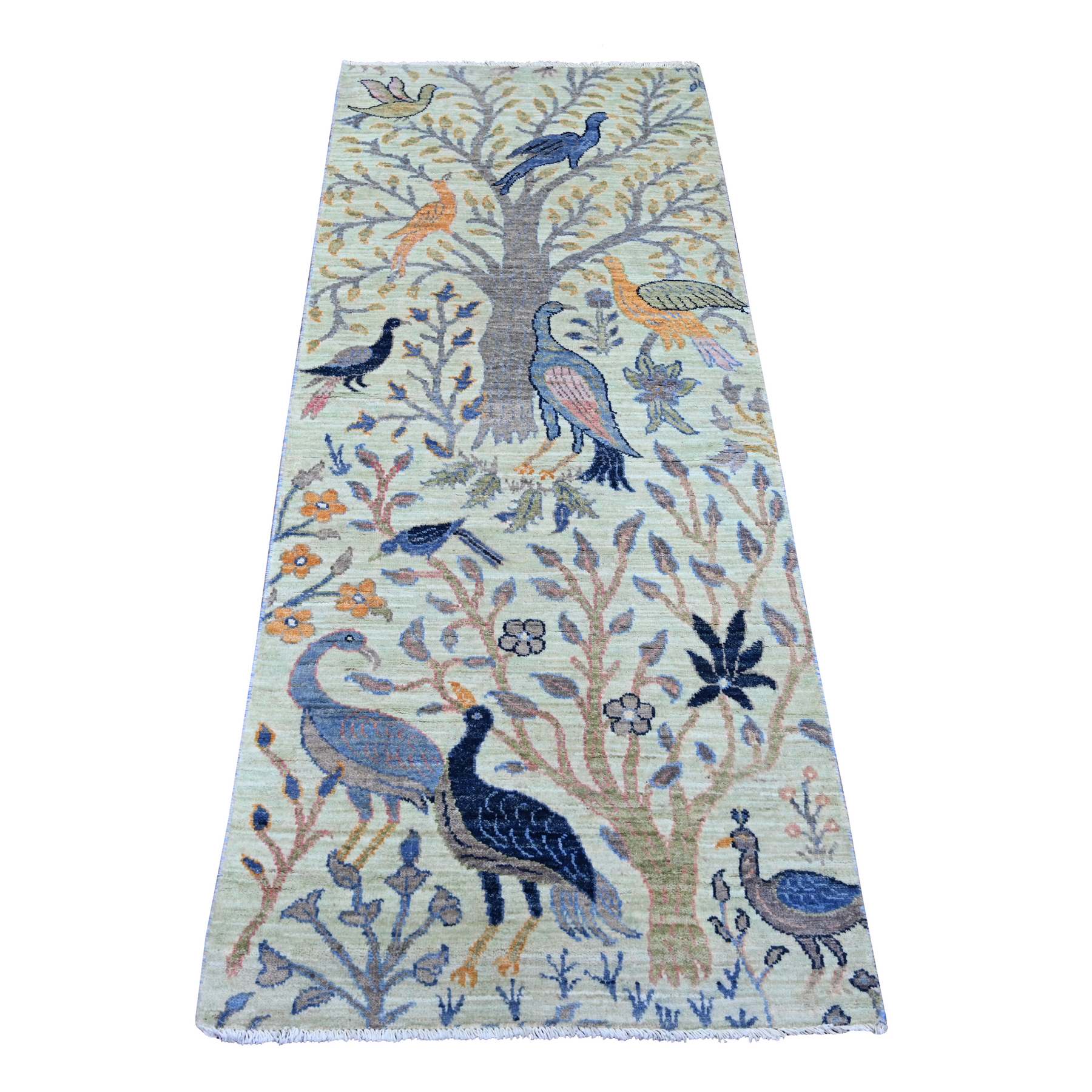 Oushak-And-Peshawar-Hand-Knotted-Rug-108270