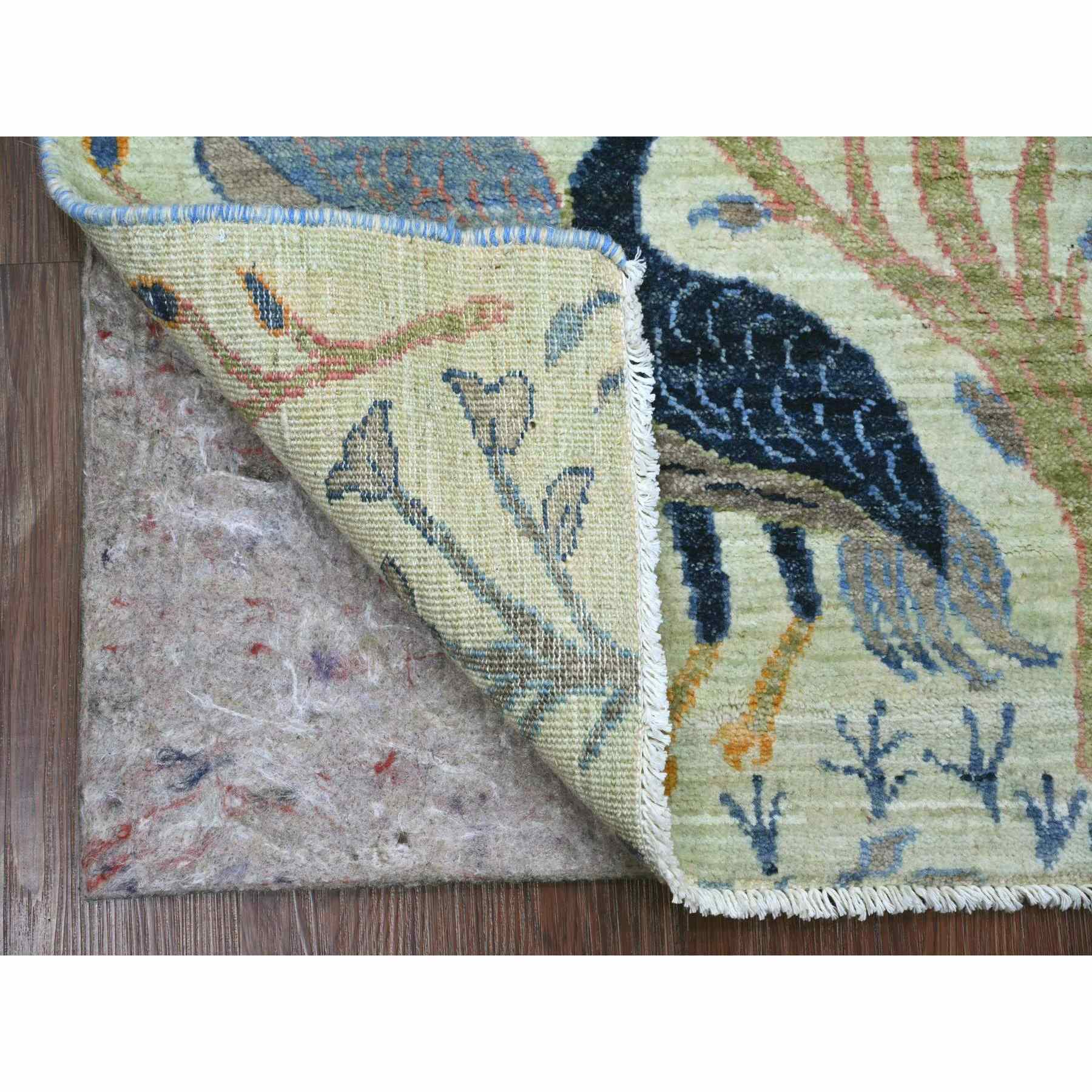 Oushak-And-Peshawar-Hand-Knotted-Rug-108270