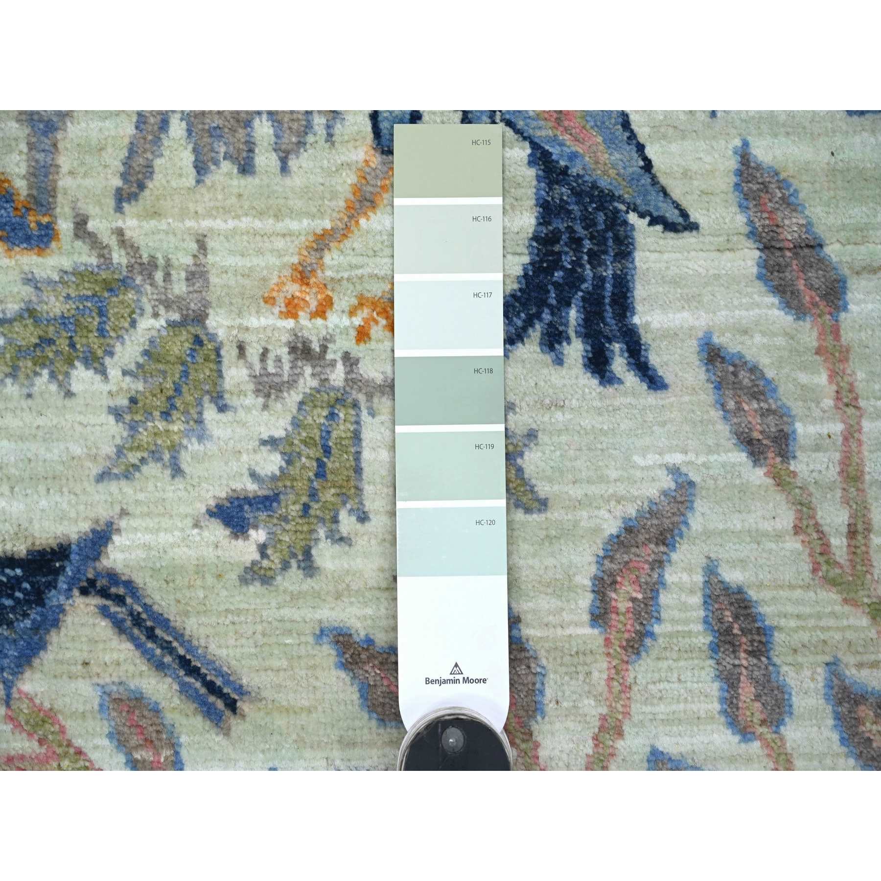 Oushak-And-Peshawar-Hand-Knotted-Rug-108270