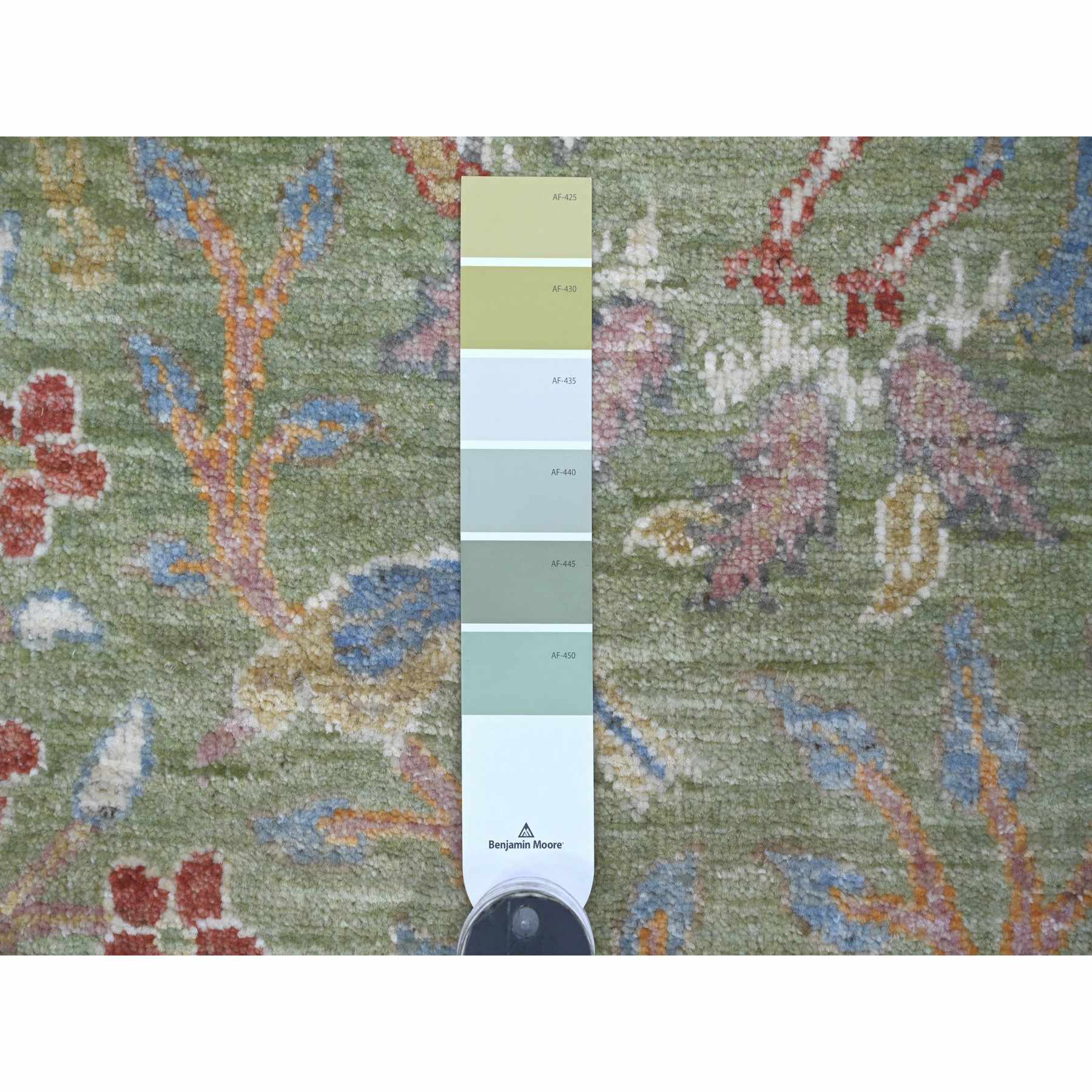 Oushak-And-Peshawar-Hand-Knotted-Rug-108275