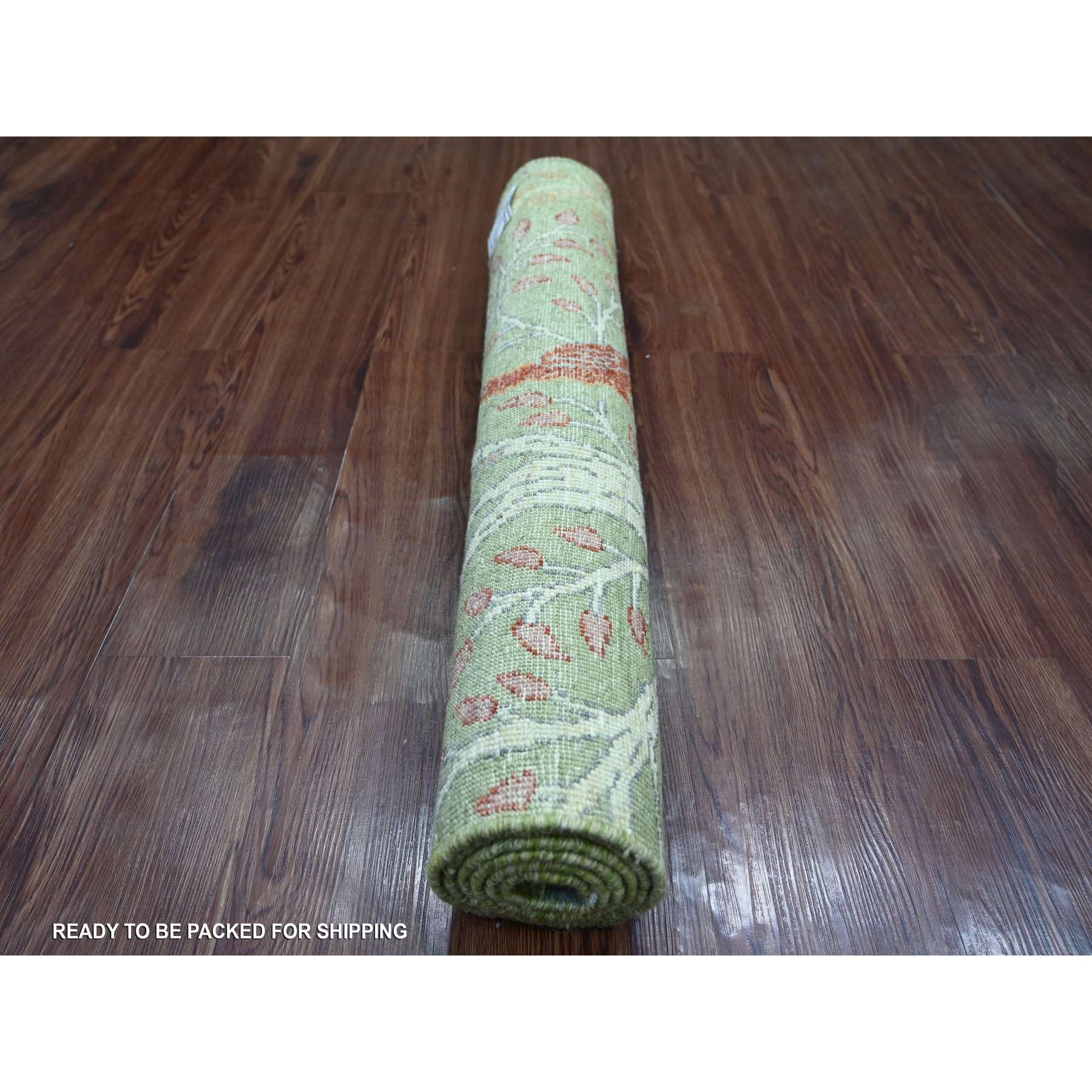 Oushak-And-Peshawar-Hand-Knotted-Rug-108275